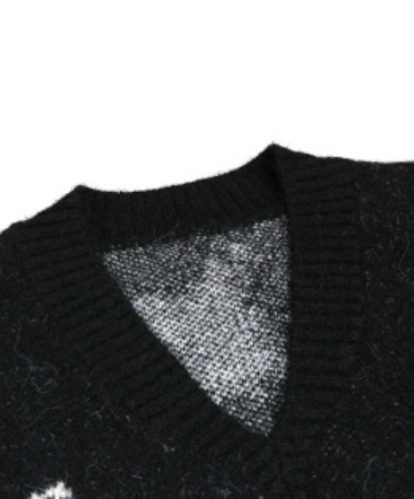 colorblock v-neck sweater EN2576