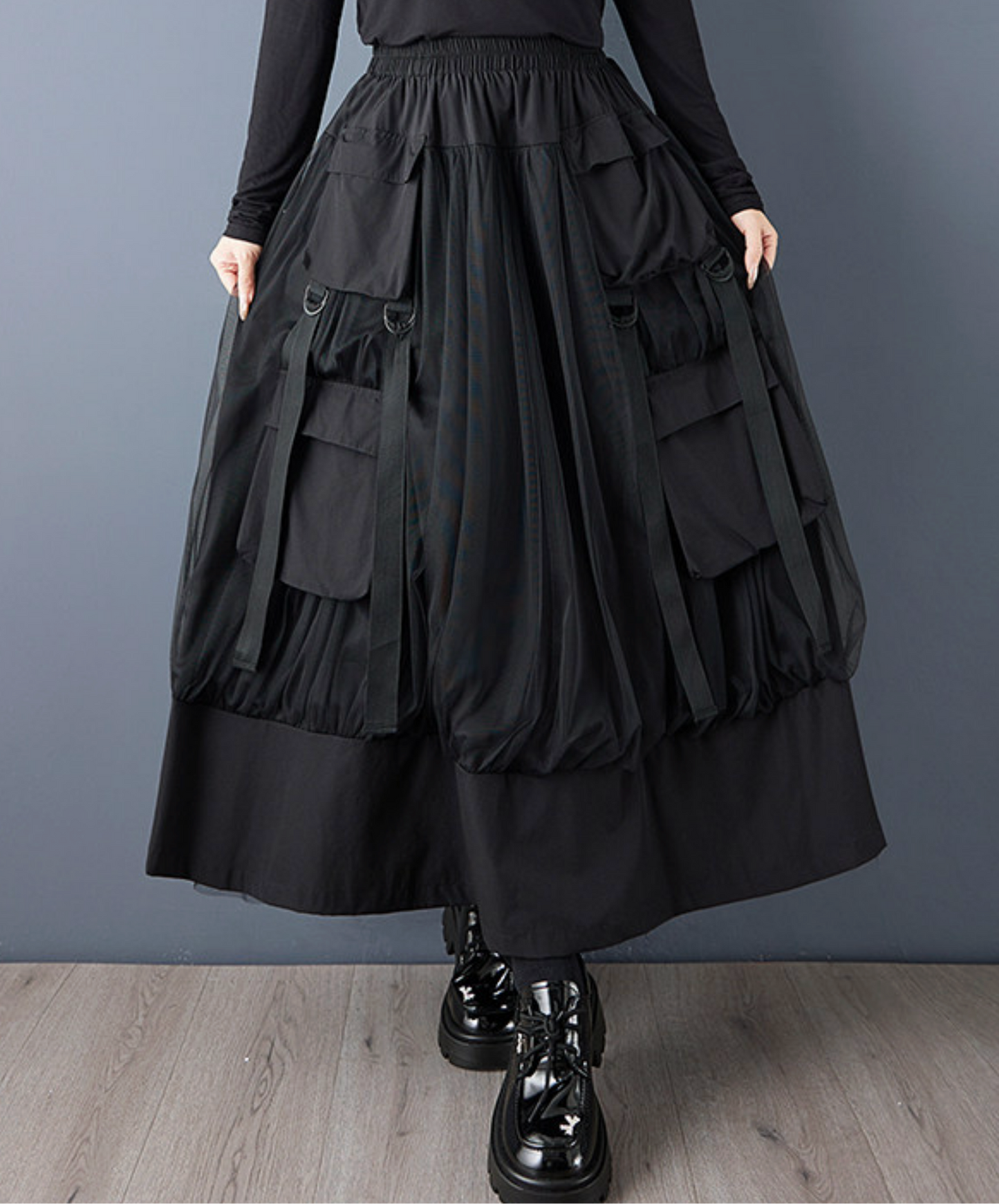 cargo-style design, voluminous skirt EN2757