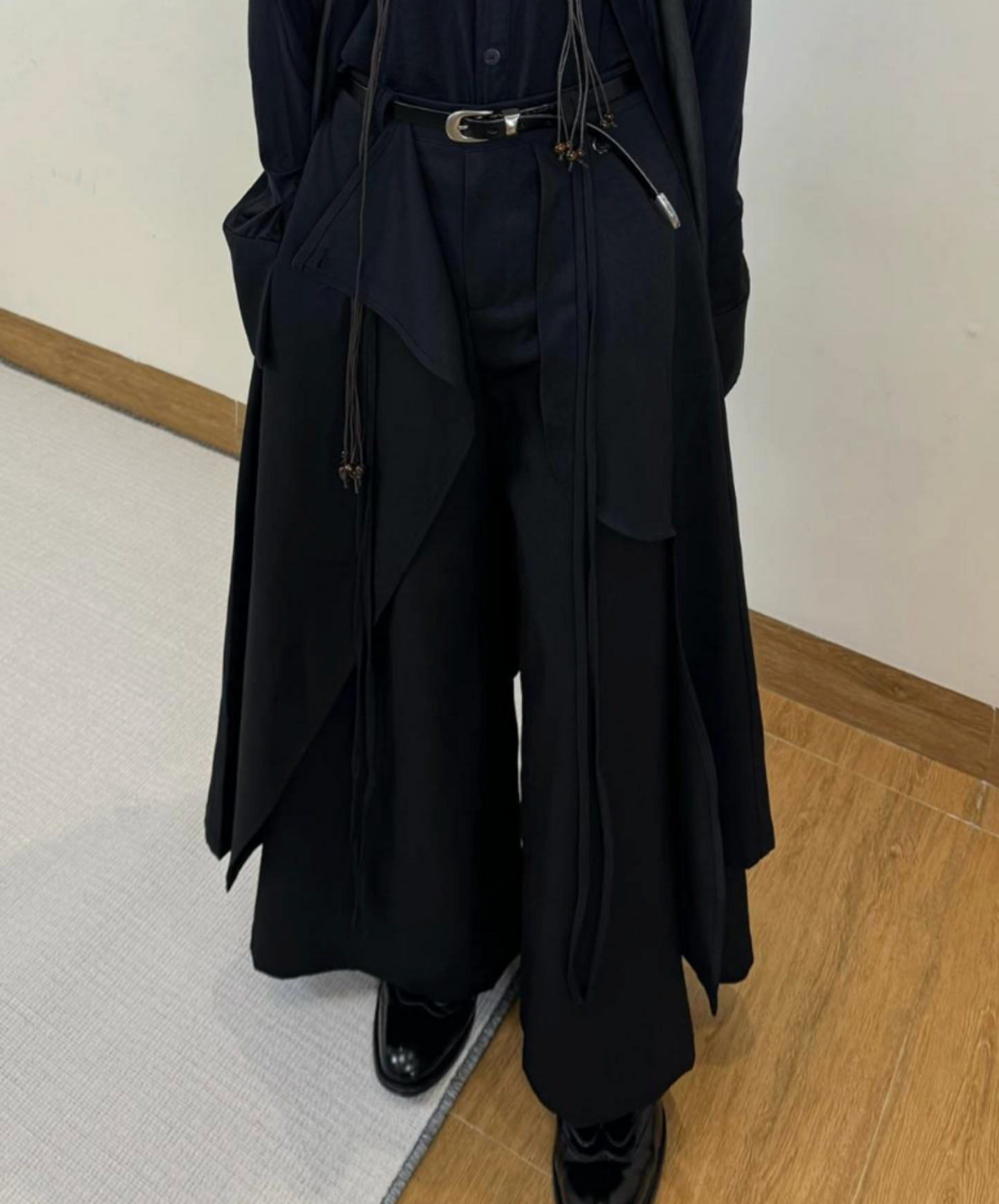 dark retro hakama pants EN2411