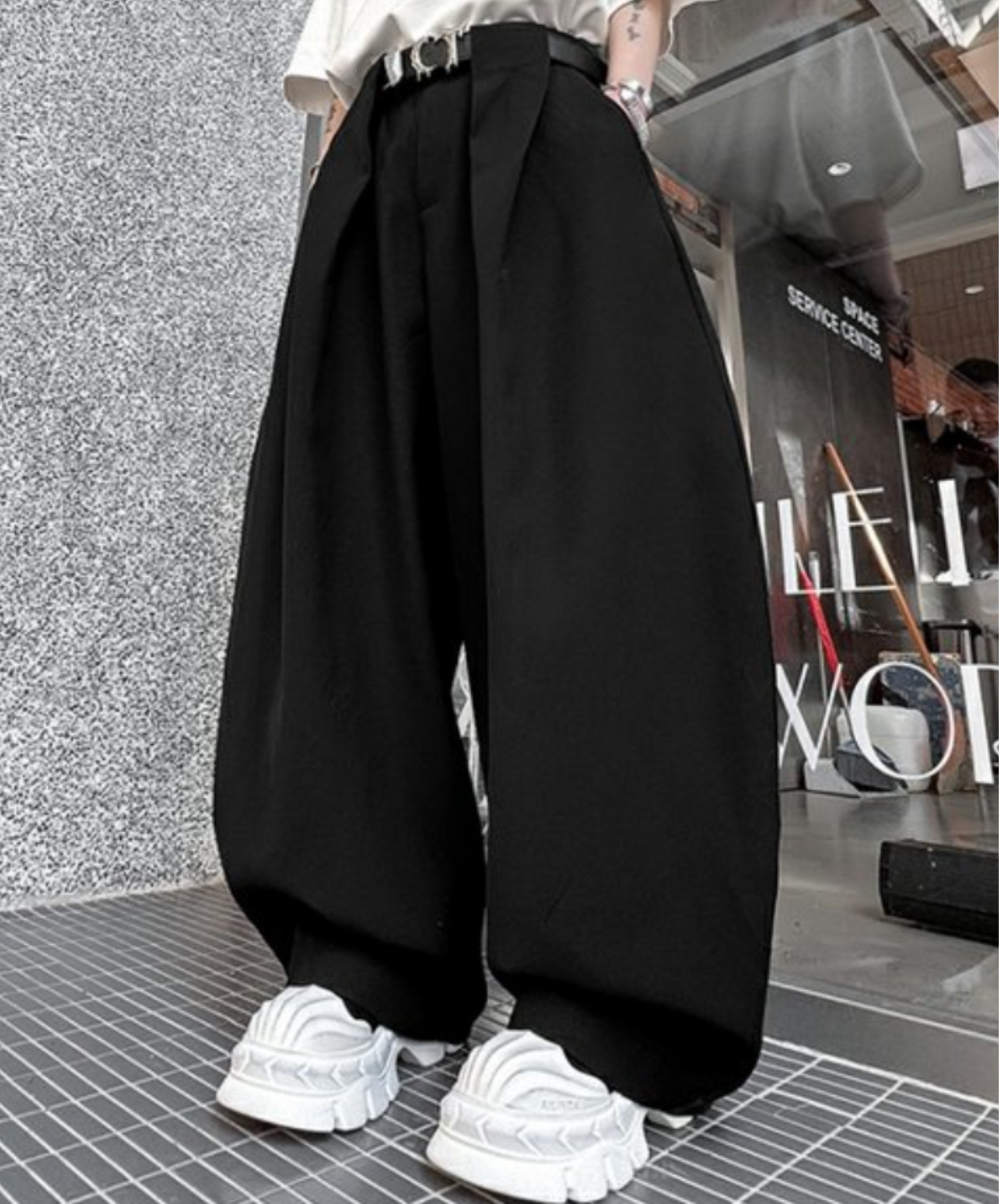 drape mop wide pants EN2070