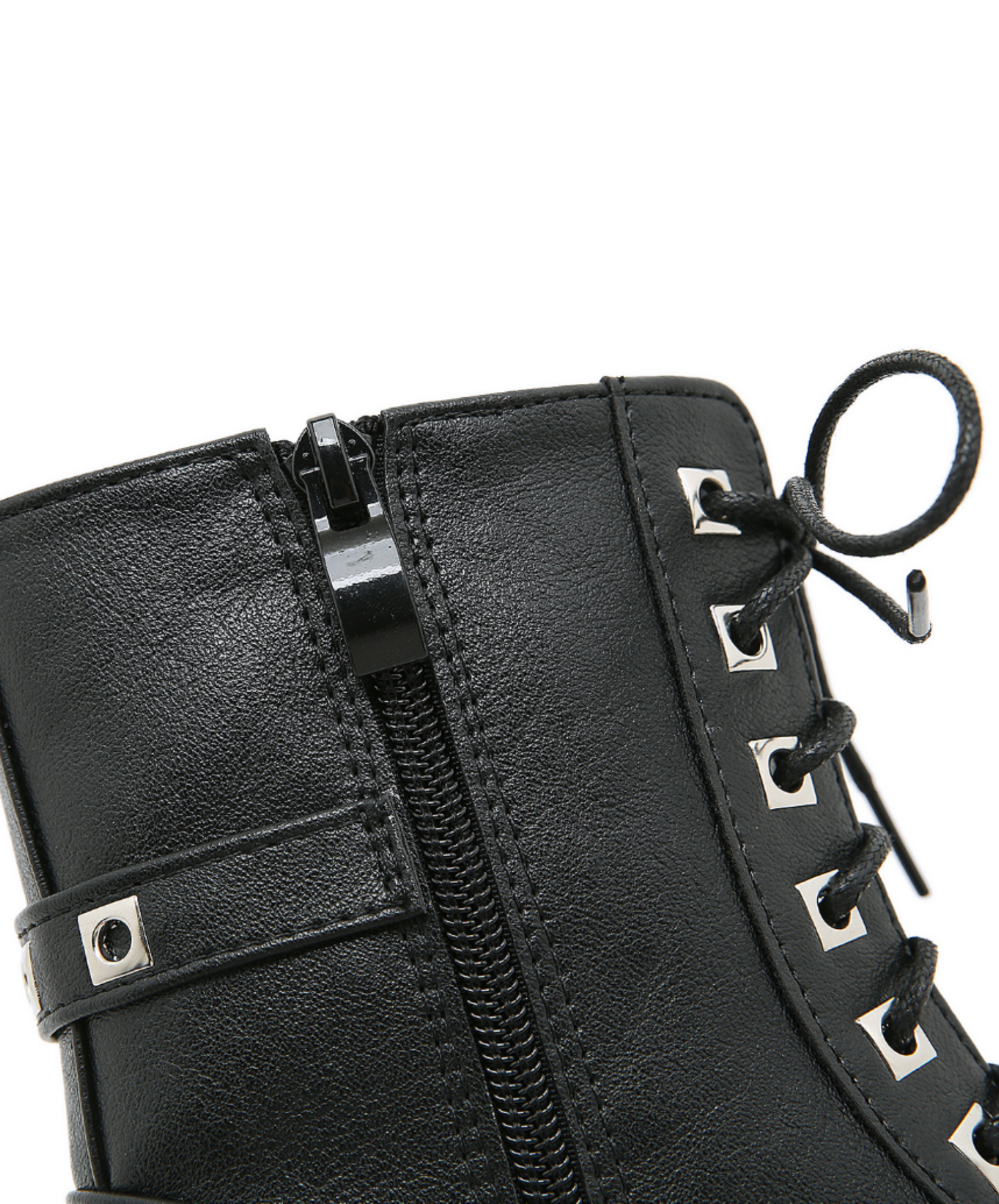 rivet decoration smooth boots EN2581