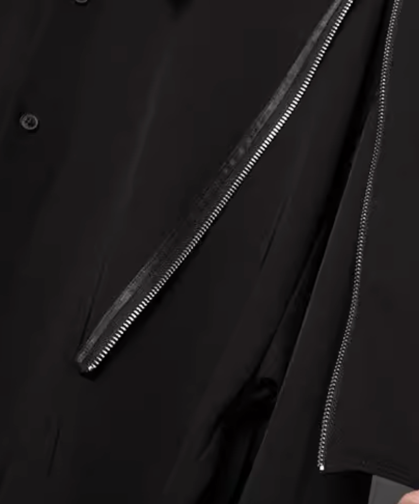 dark detachable zippered two-piece shirt EN2830