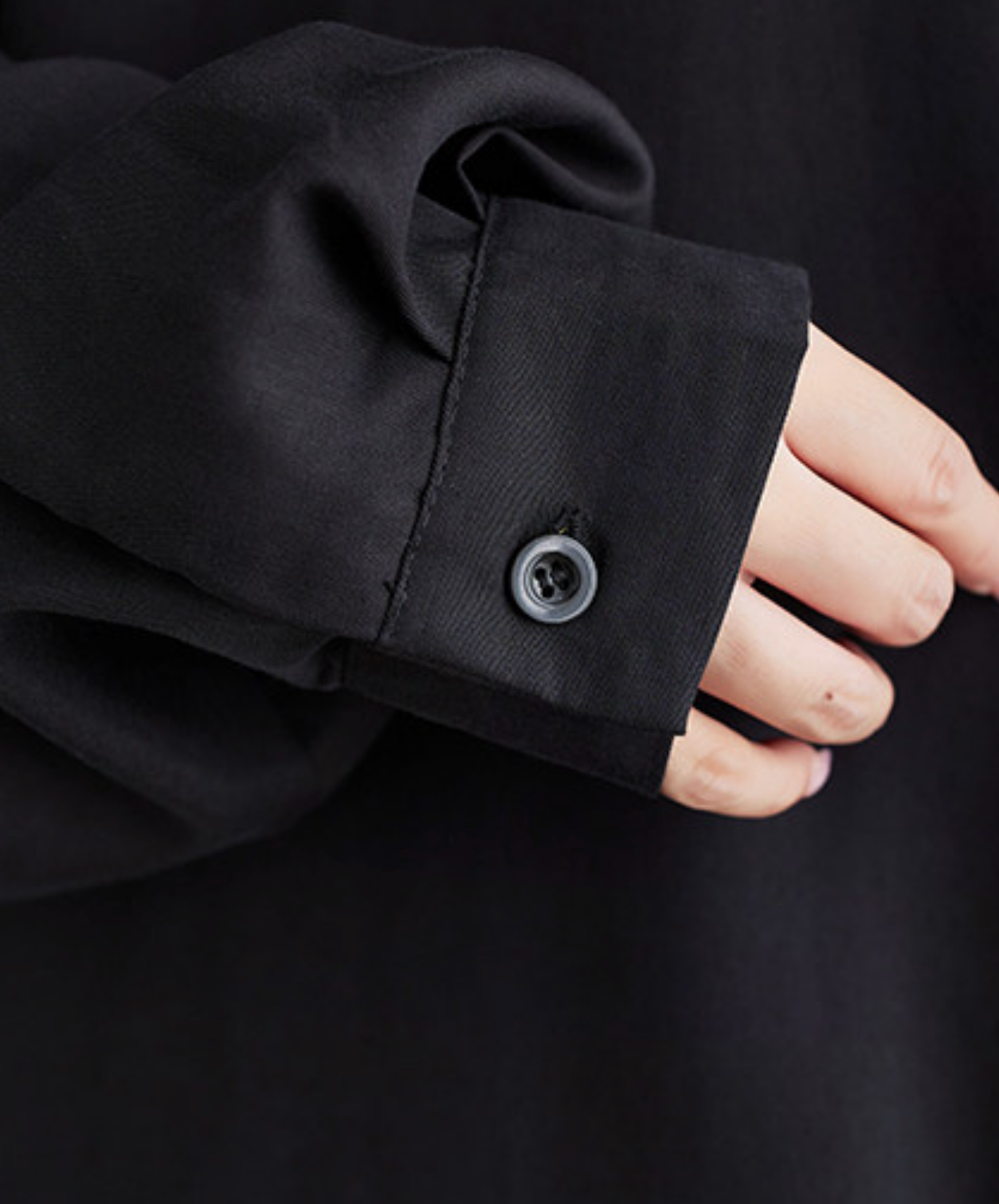 dark asymmetrical loose long shirt EN2702