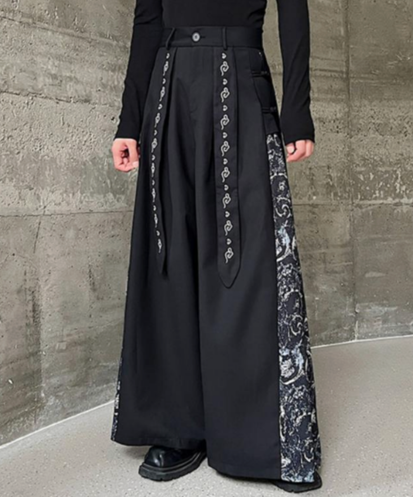【style107】dark mode outfit set EN3136（jacket + shirt + pants set）