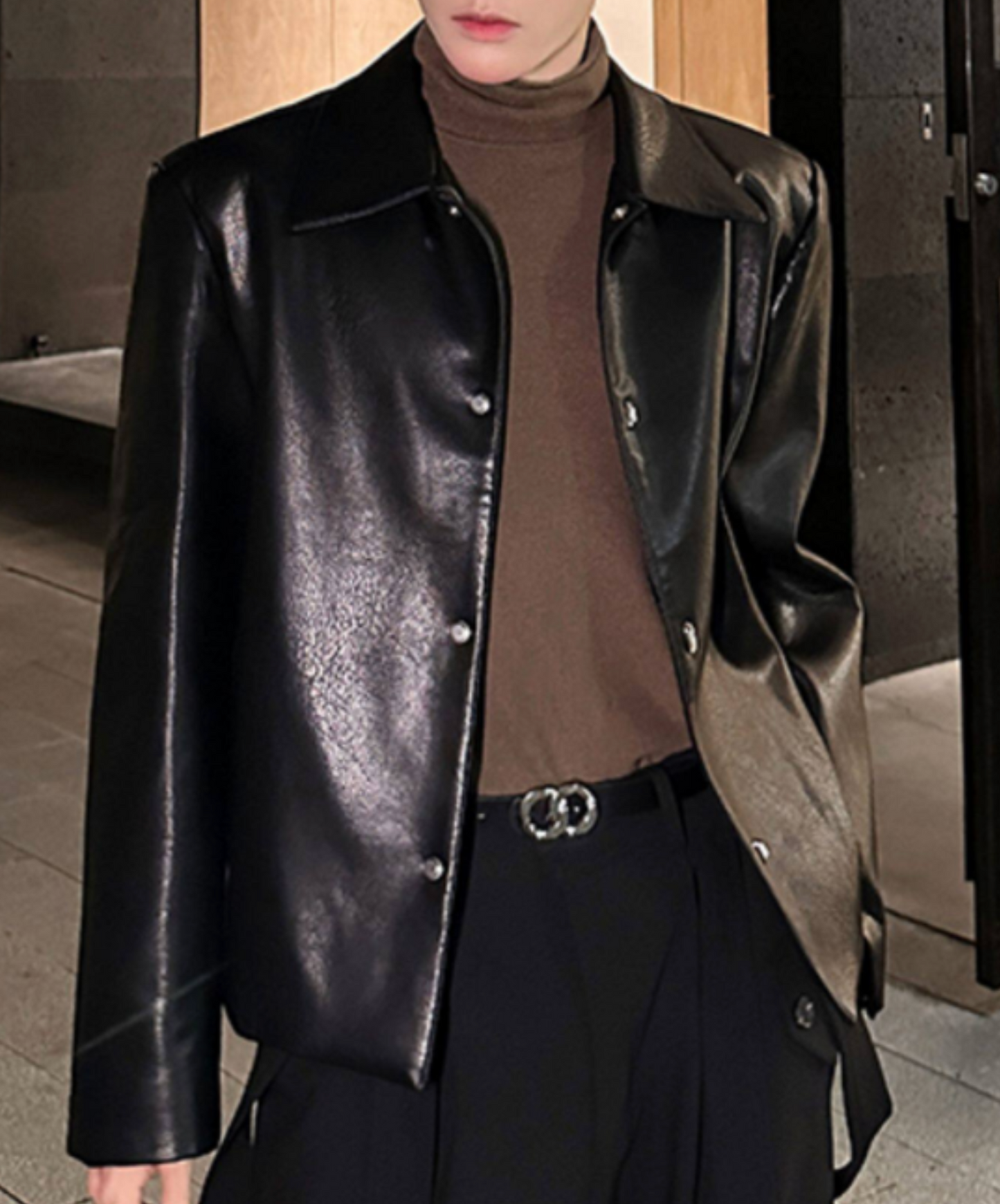 fake leather jacket EN2619