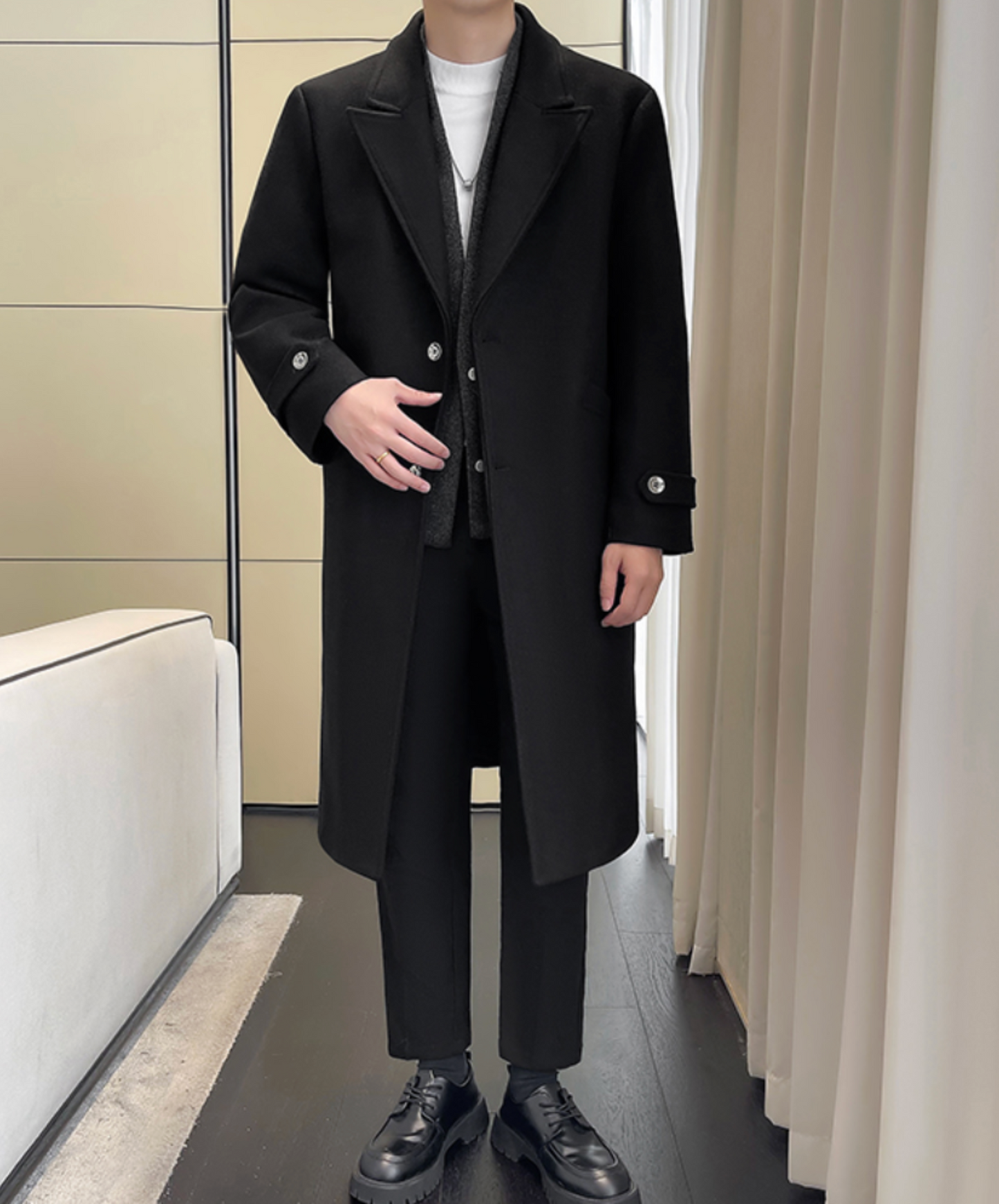 thick fake two-piece coat EN2540