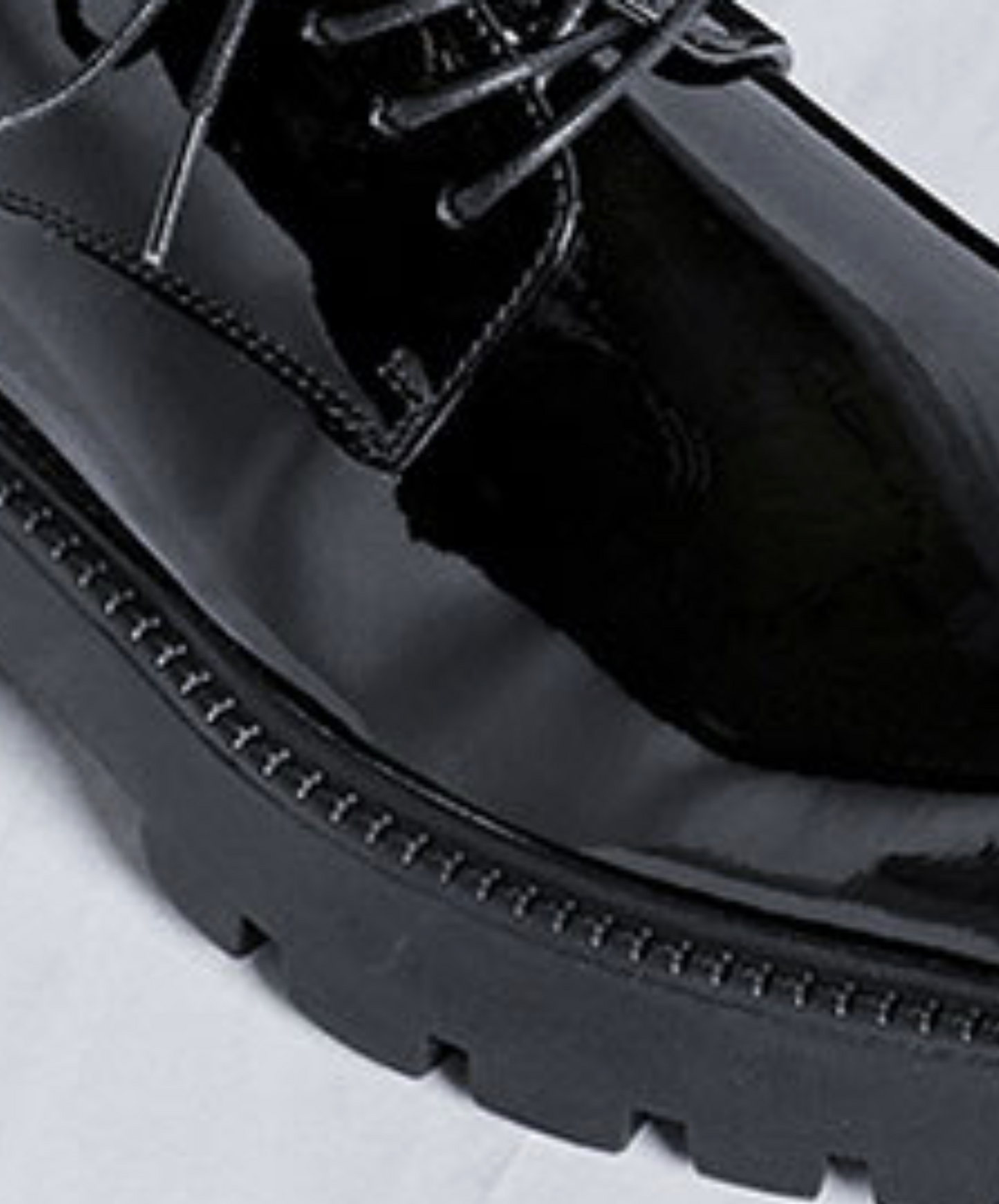 british style platform mid heel shoes EN2498