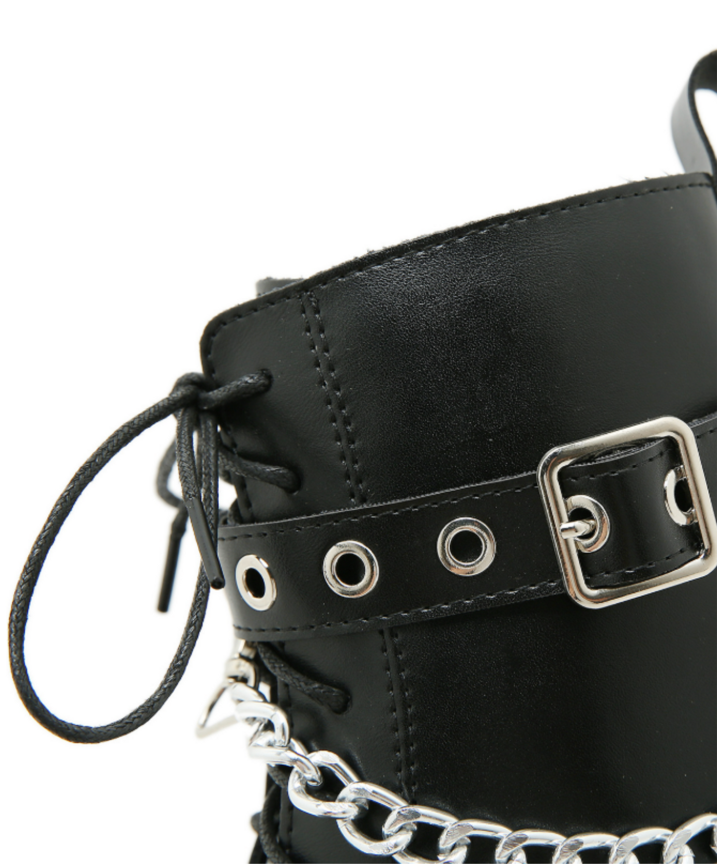 smooth belt and chain boots EN2802