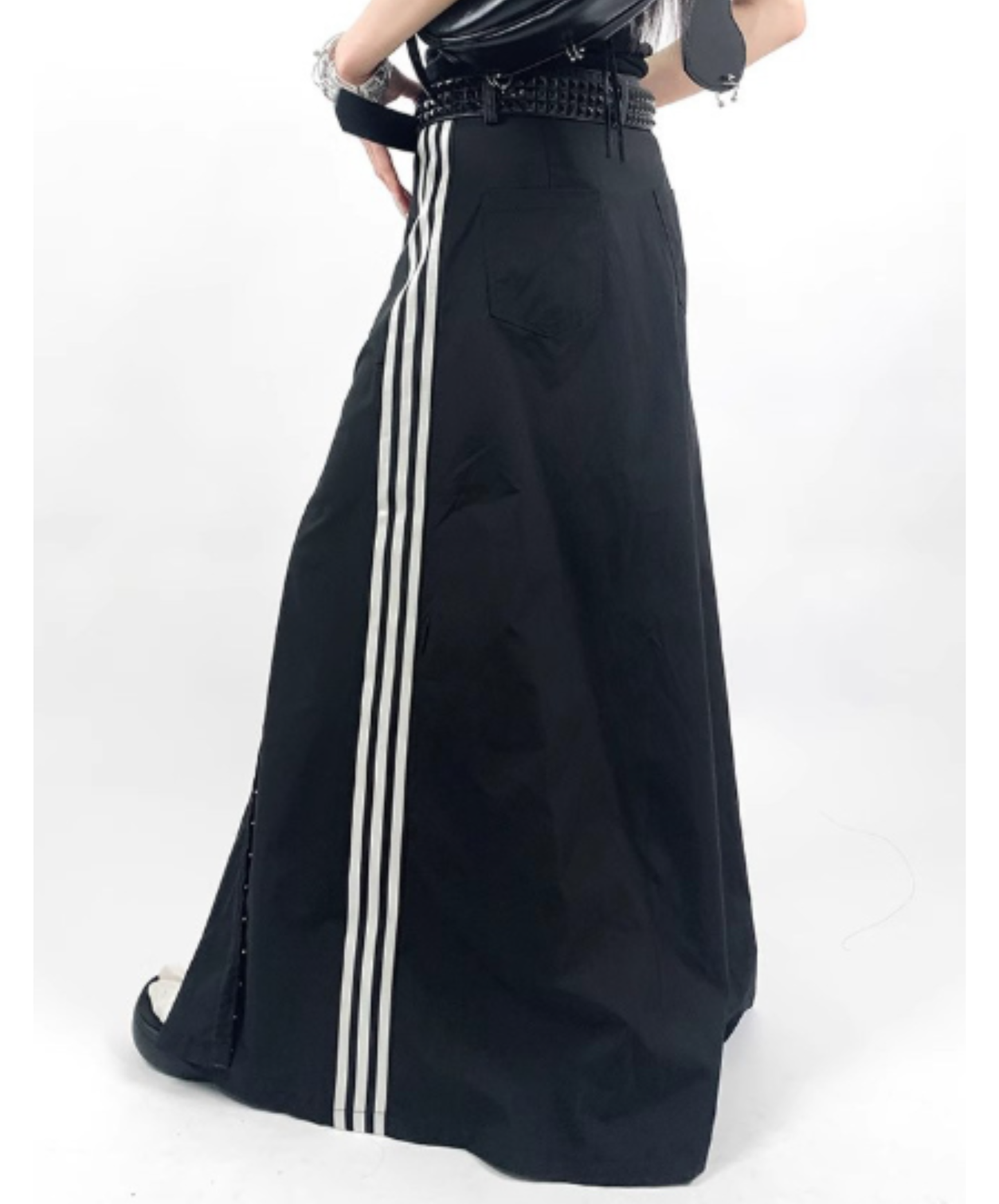 hook slit design long skirt EN2944