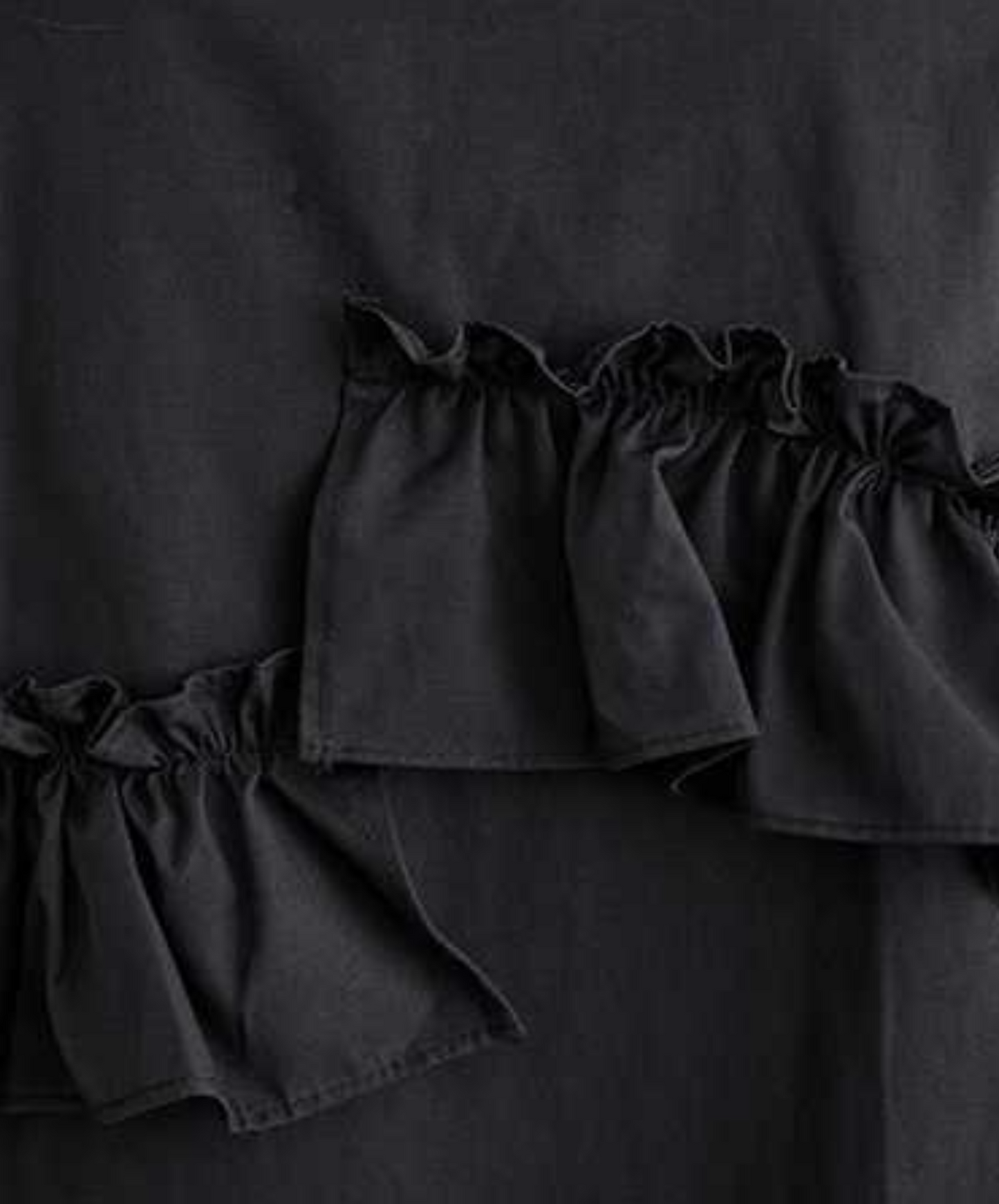 dark layered frill high neck jacket EN2353