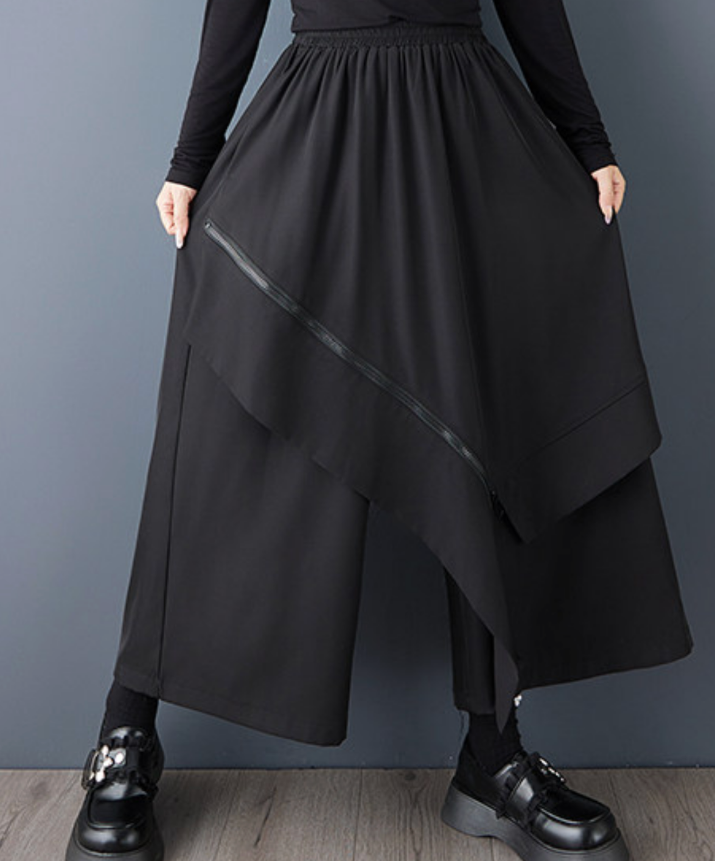 【style102】dark mode outfit set EN2996（shirt + necktie + pants set）
