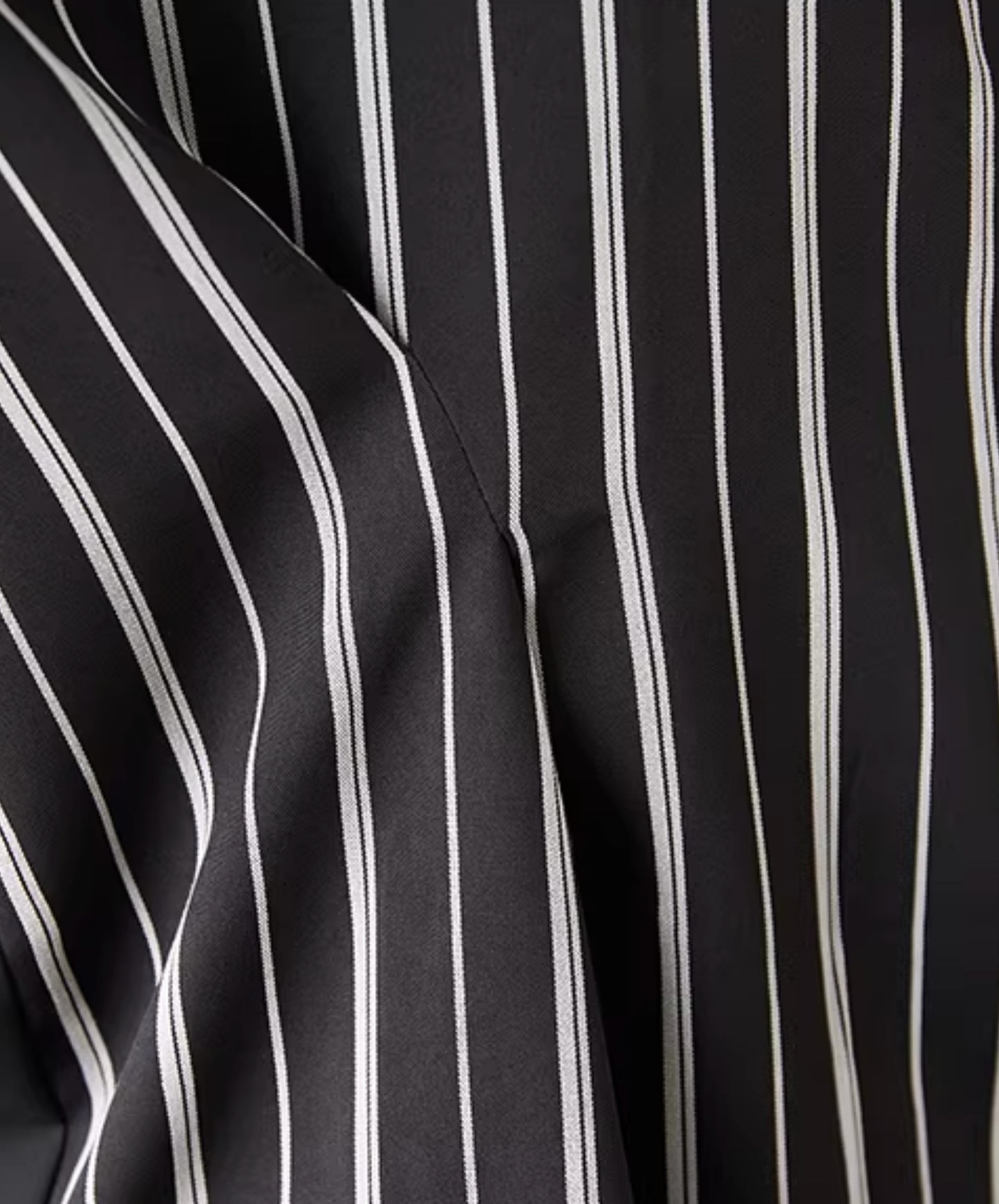 dark striped patchwork mid-length shirt EN2797