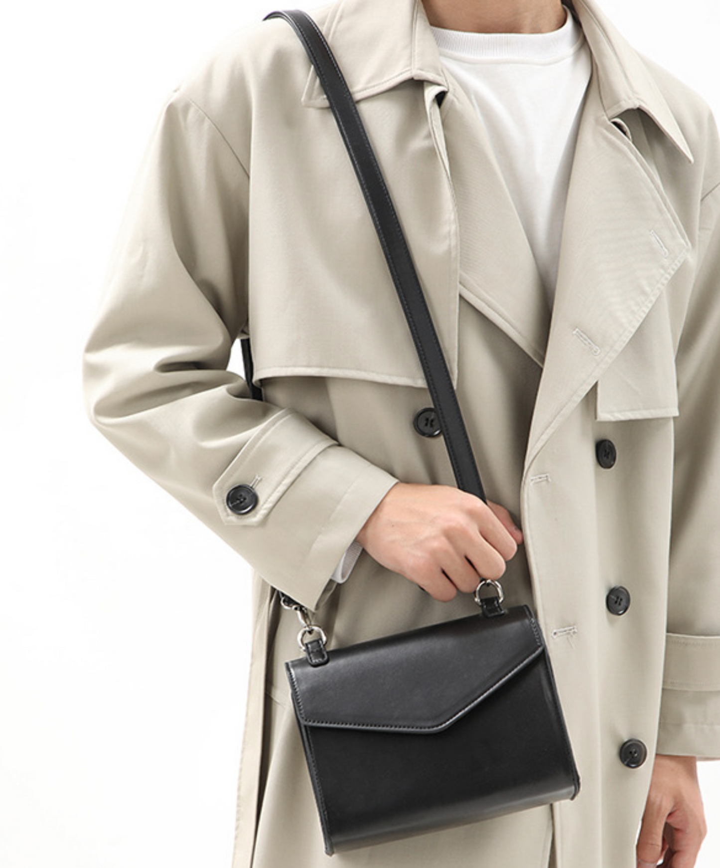 retro simple square shoulder bag EN2393
