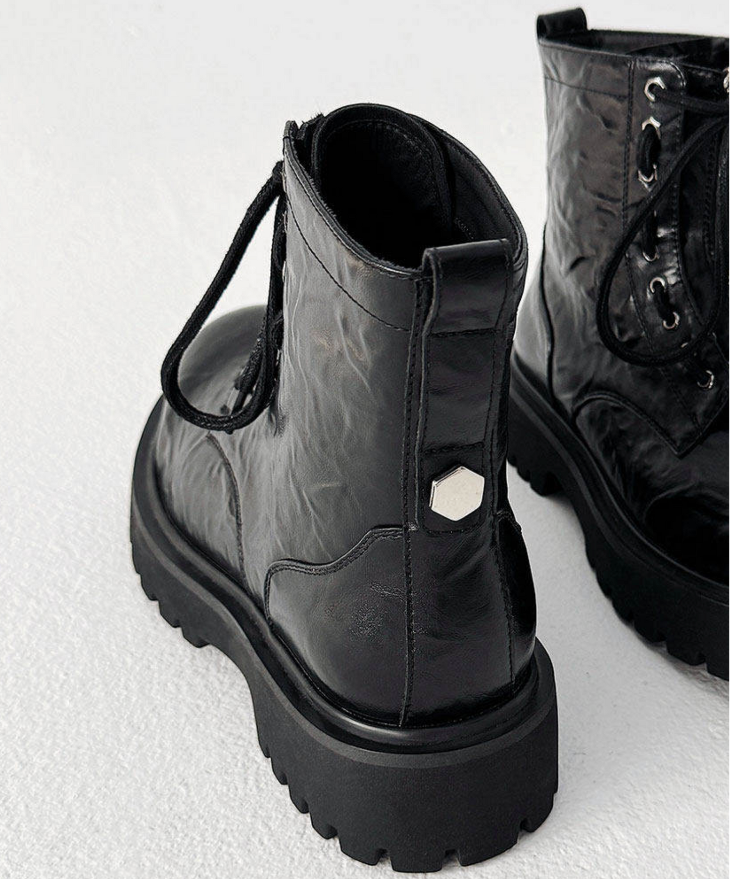 mid heel round toe retro boots EN2681