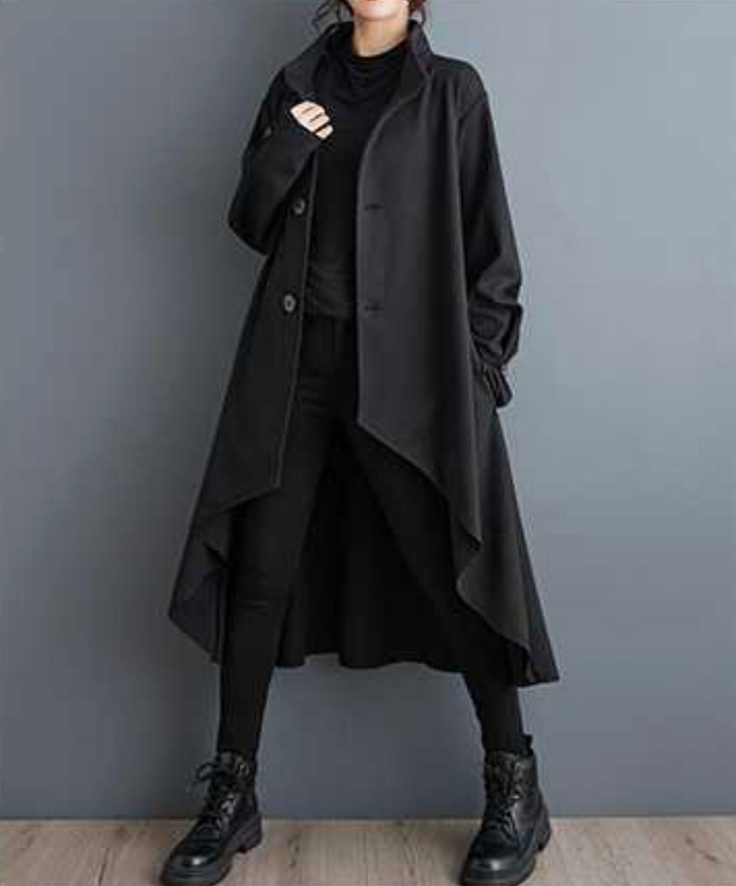 mid-length trench coat EN2445