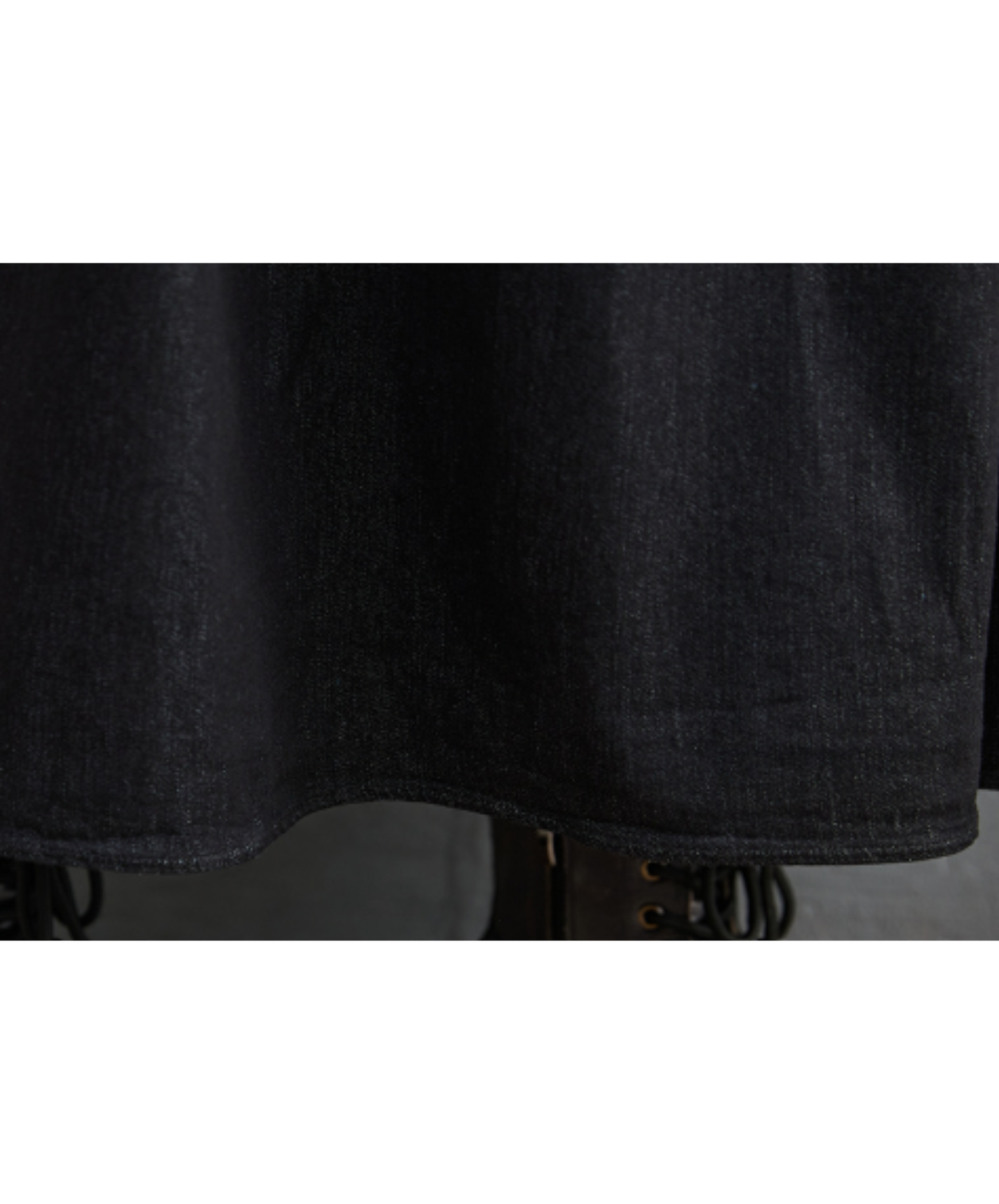 oversized style with denim paneling long shirt EN3067
