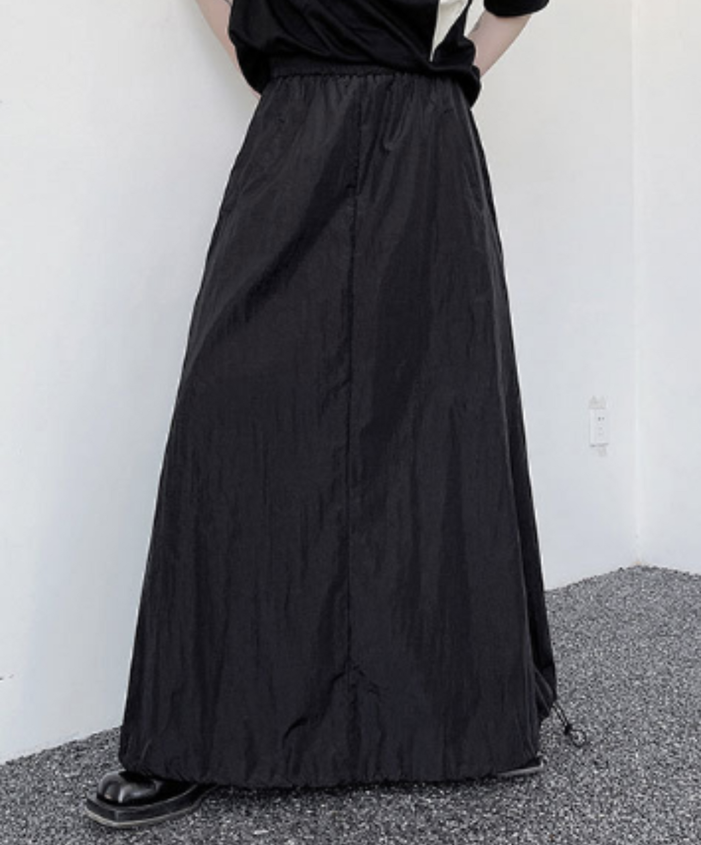 dark drawstring adjustable skirt EN1169