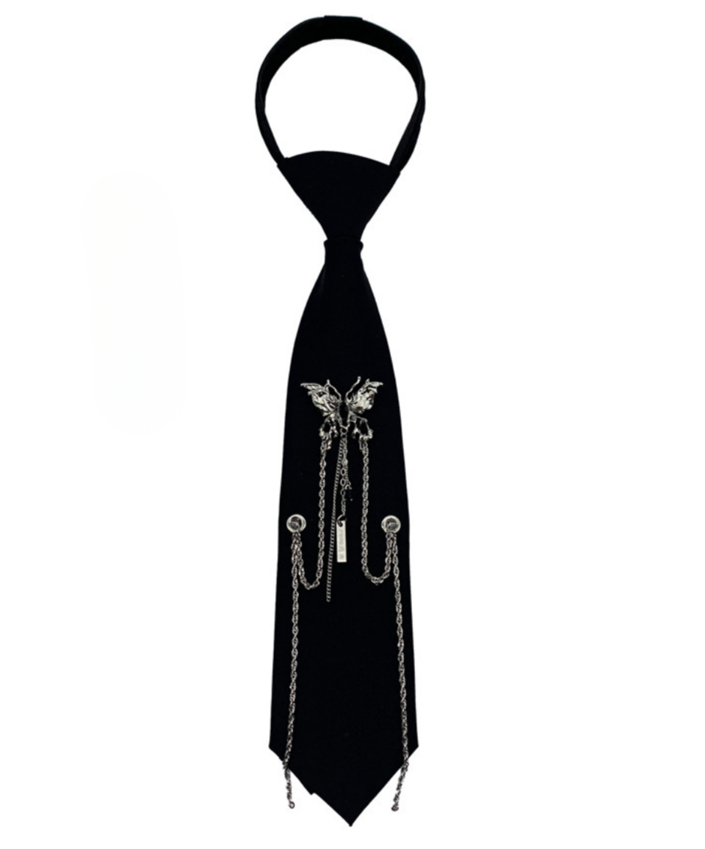 dark butterfly shorts necktie EN2677