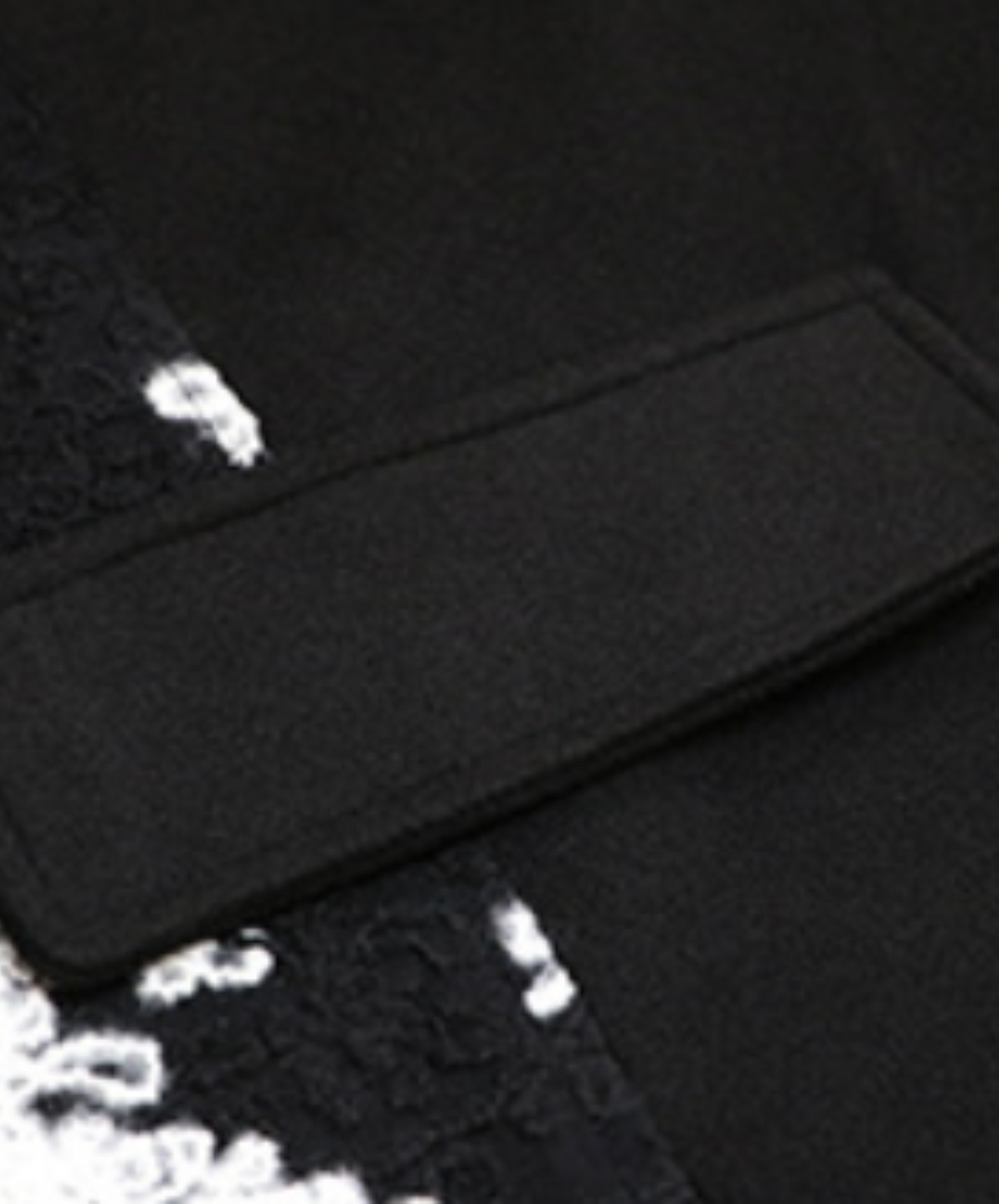 asymmetrical patchwork design coat EN2577