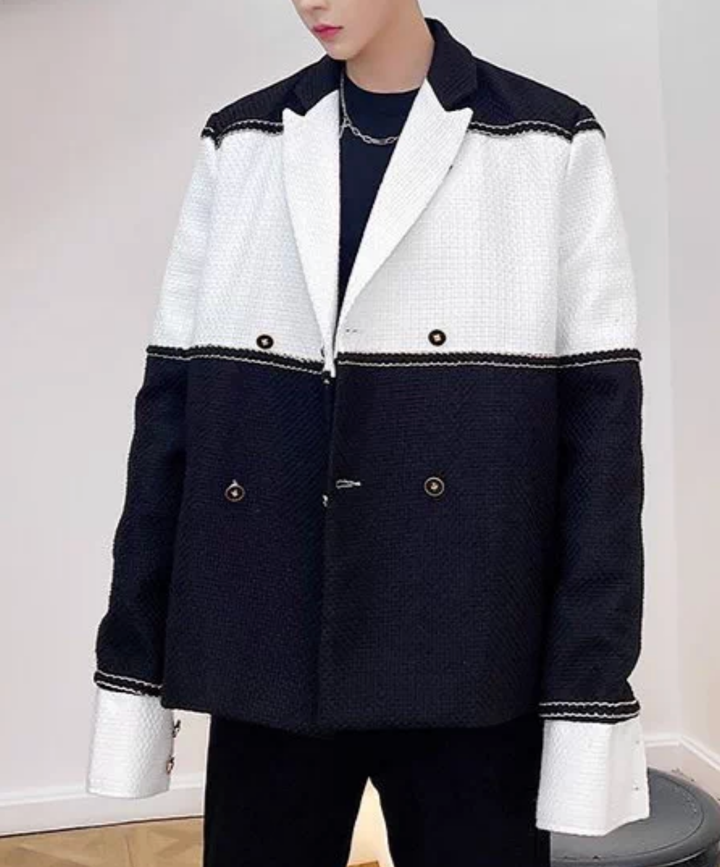 stylish patchwork casual jacket EN2813