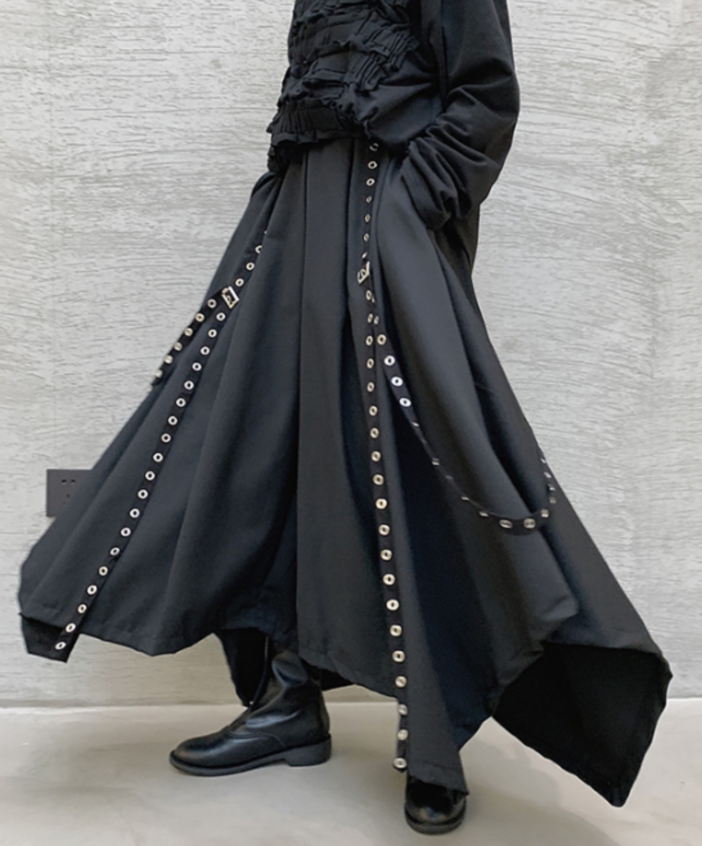 【style59】dark mode outfit set EN1862（jacket + shirt + pants set）