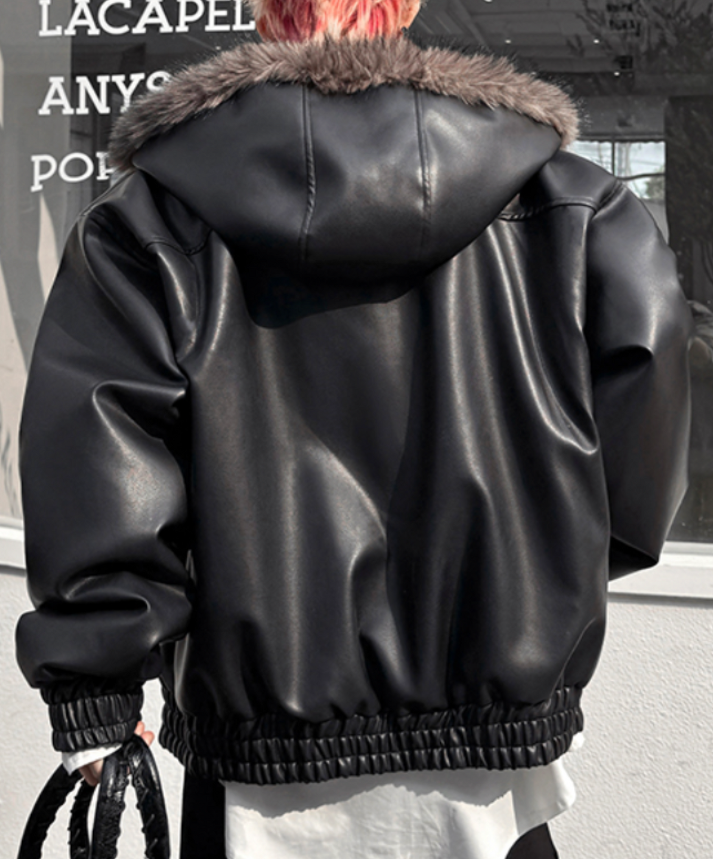 reversible faux fur jacket EN2603