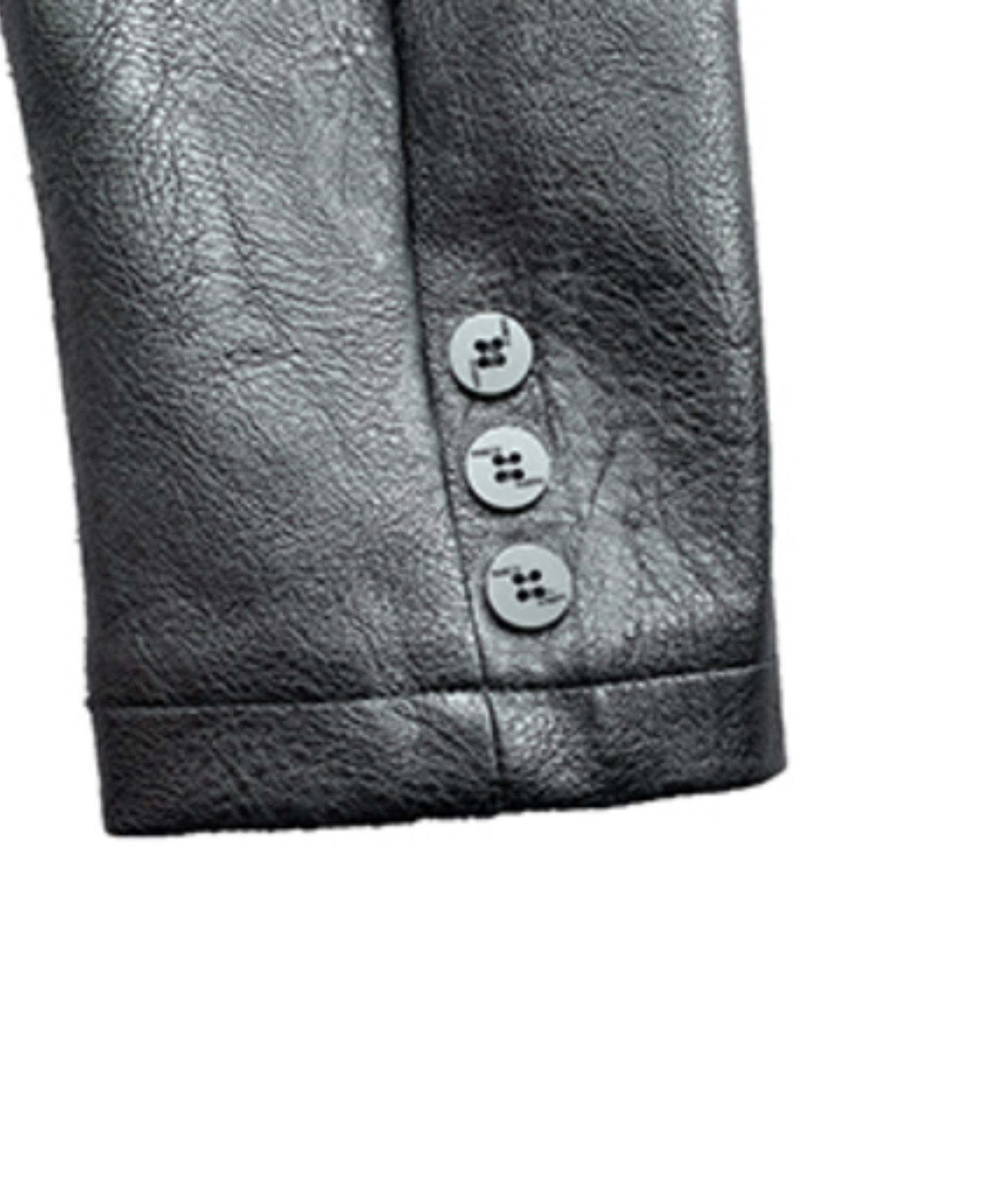 one-button leather shorts jacket EN2047