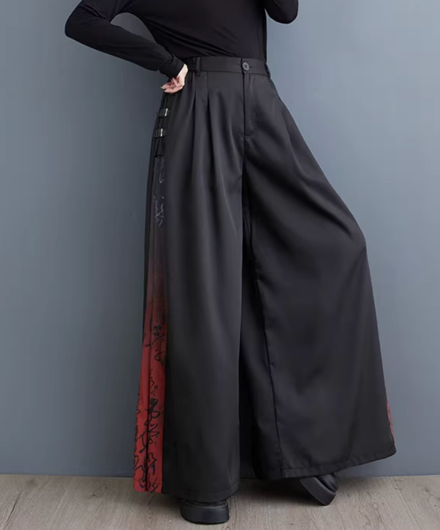 【style97】dark mode outfit set EN2886（shirt + necktie + pants set）