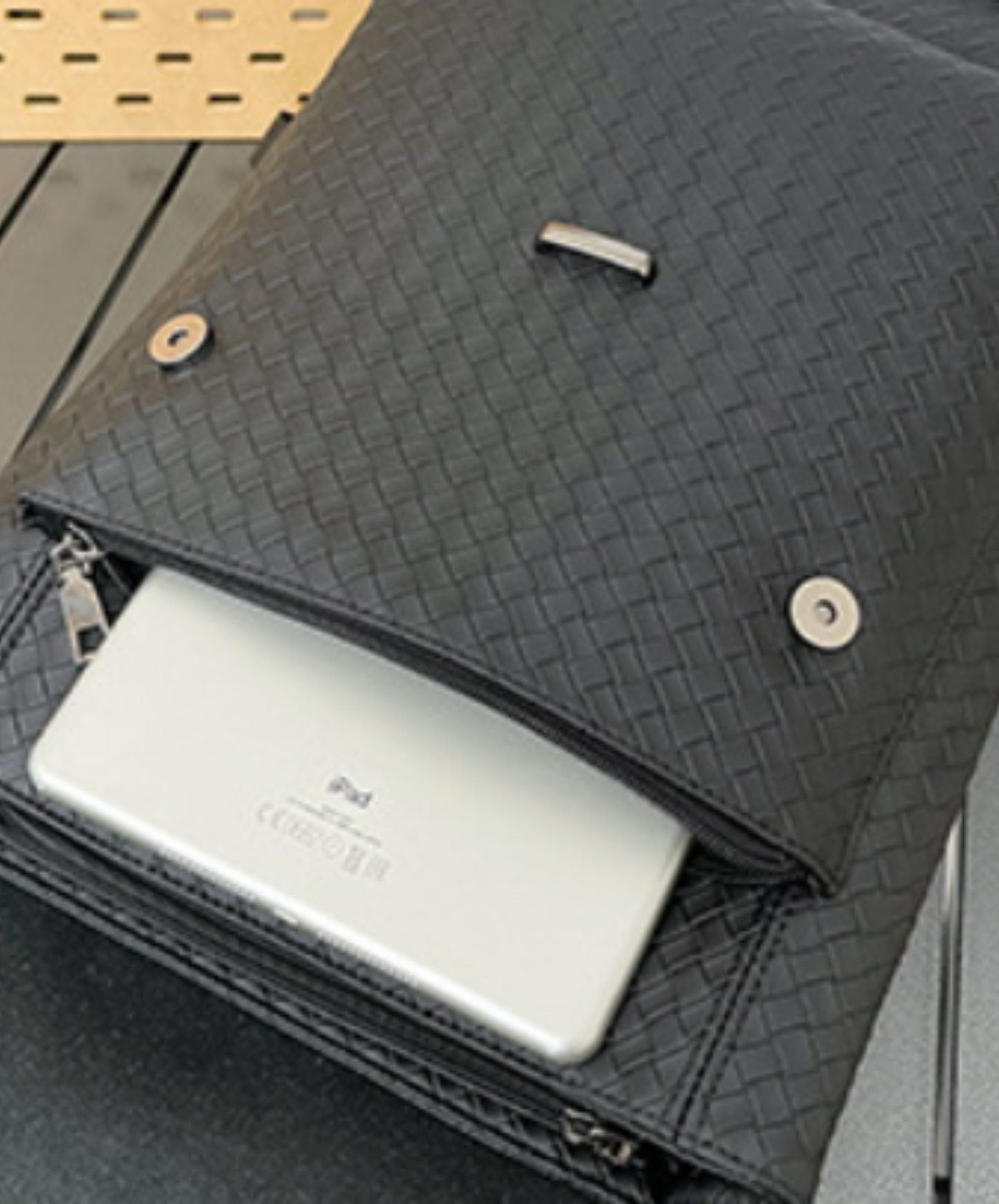 casual knit design square backpack bag EN2105