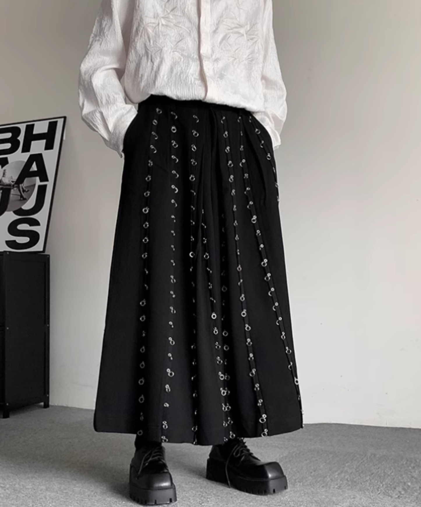【限定1セット・30%OFF】dark mode outfit set EN3154（gilet + shirt + pants set）