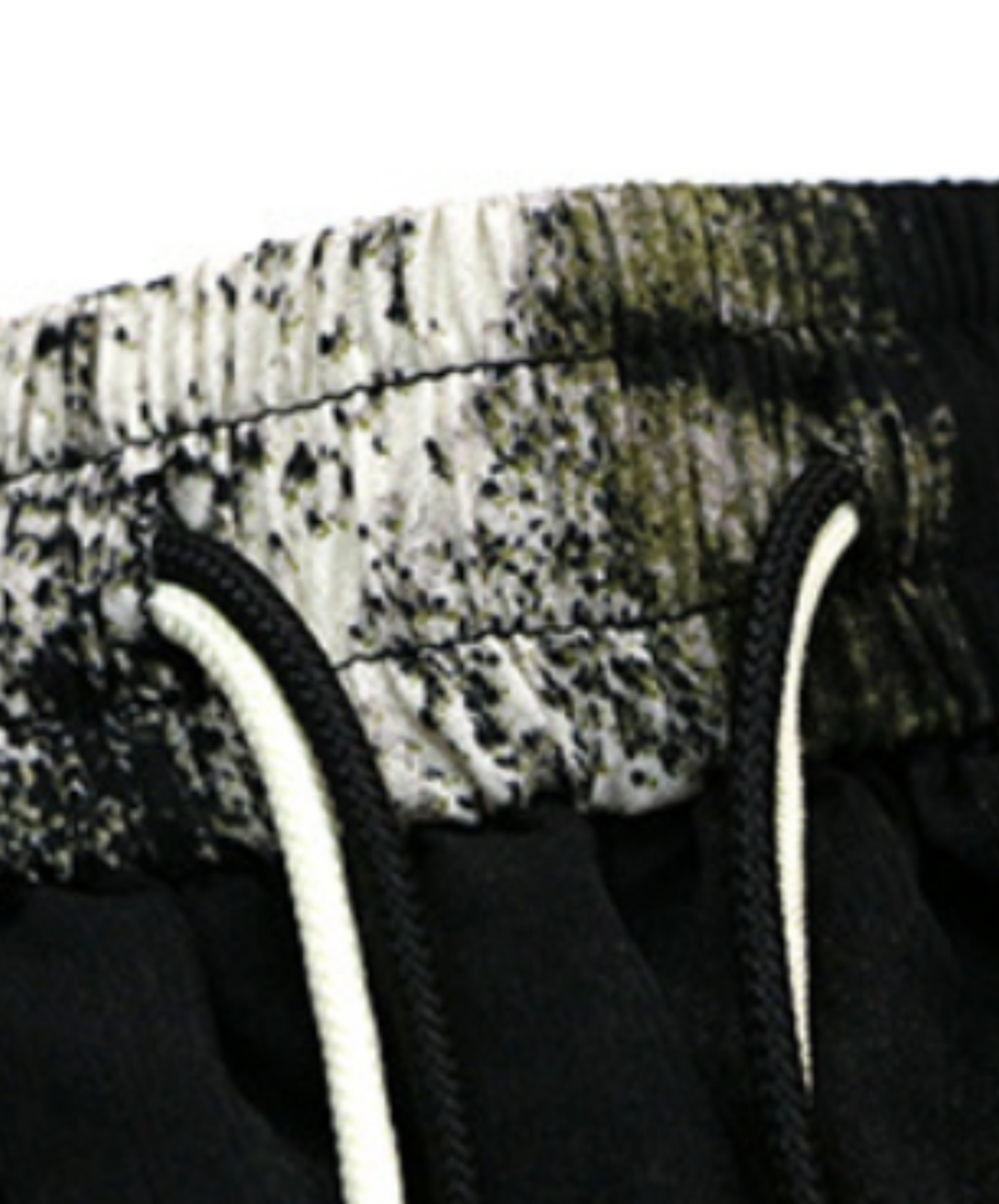 dark splicing drawstring pants EN2337