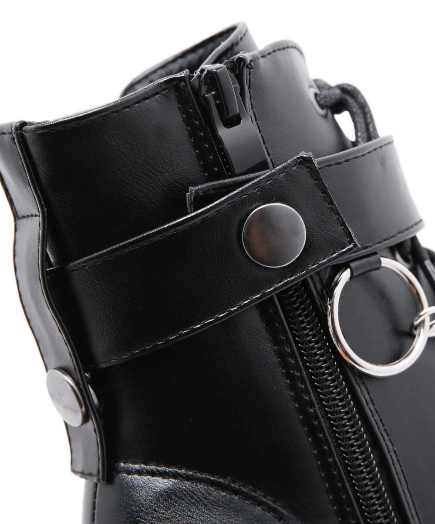 ring chain waterproof platform boots EN2608