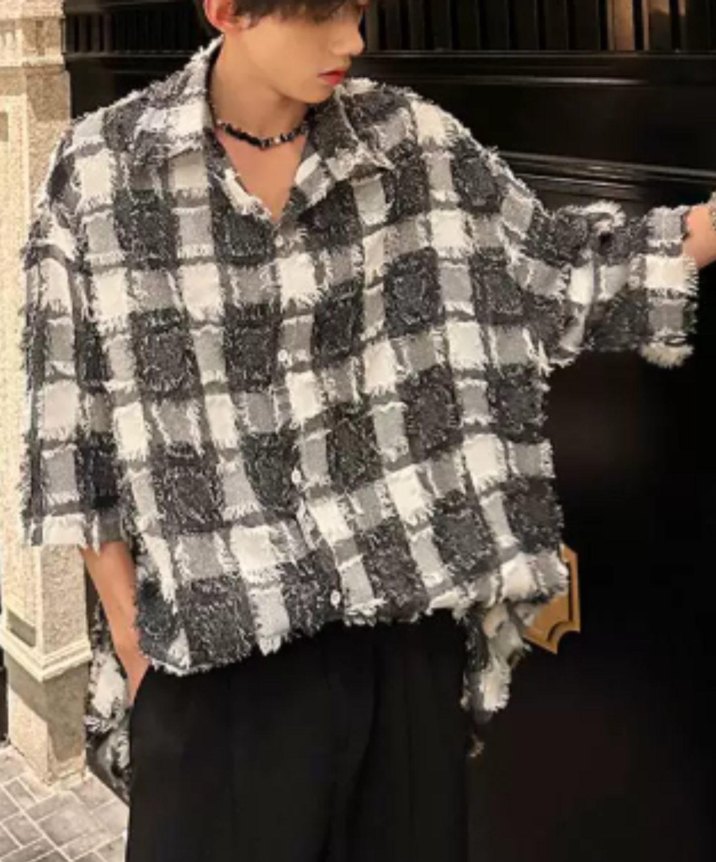 tusel check shirt EN2952