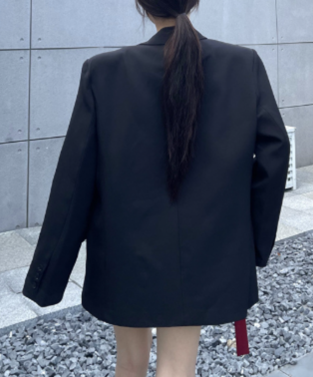 oversized fit with color-blocking jacket EN3165