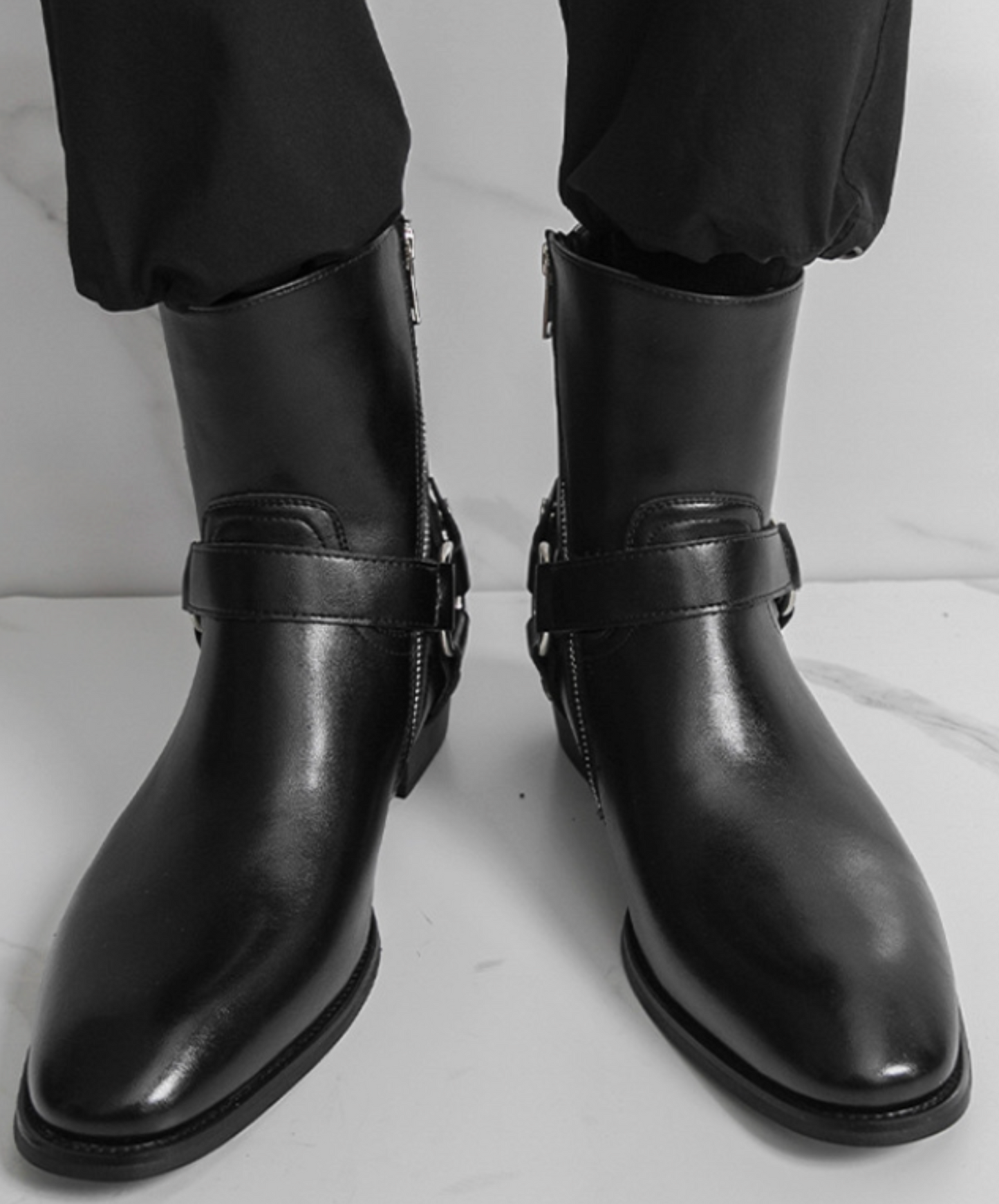 british pointed toe boots EN2527