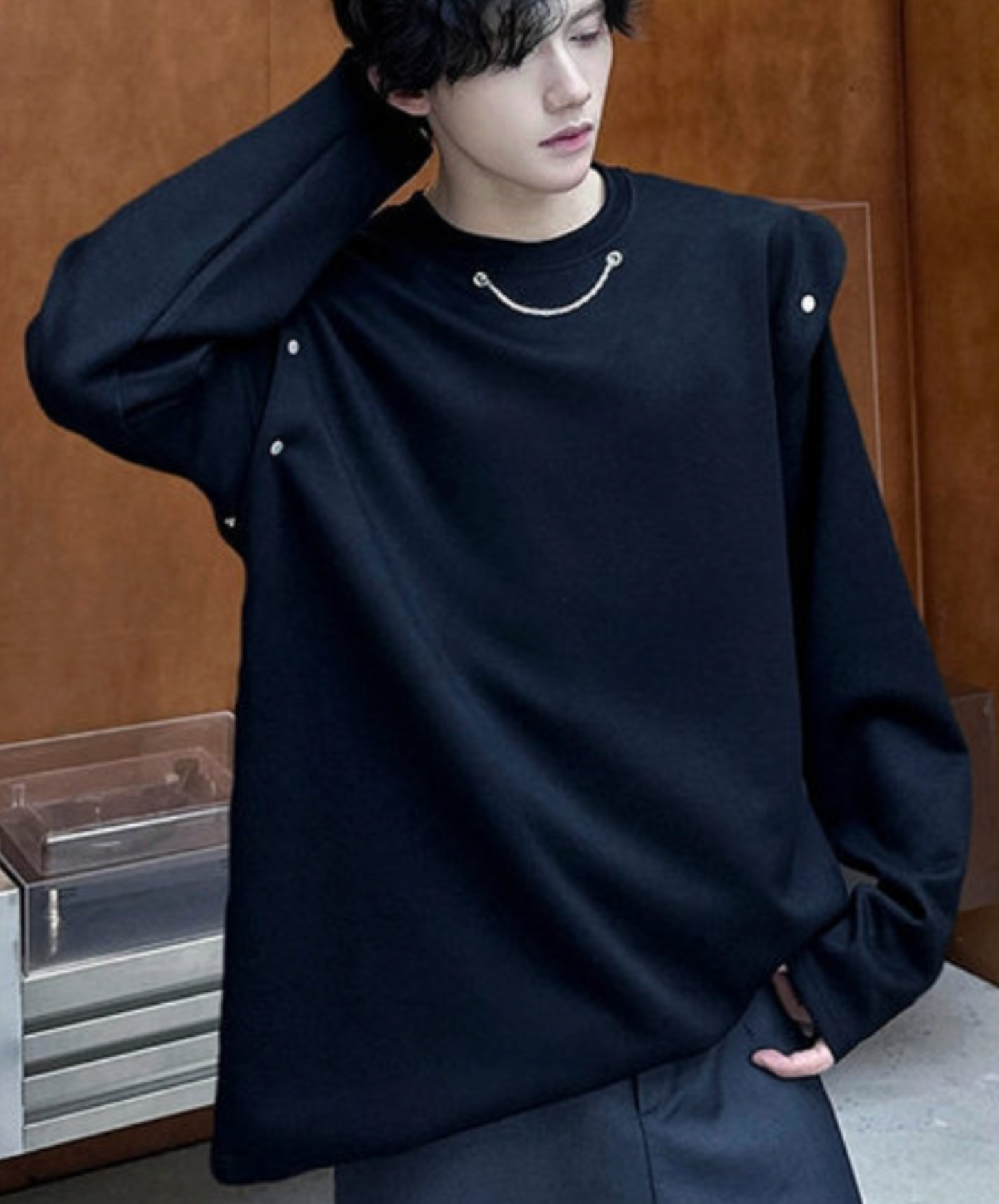 2-way removable sleeves t-shirt EN2648