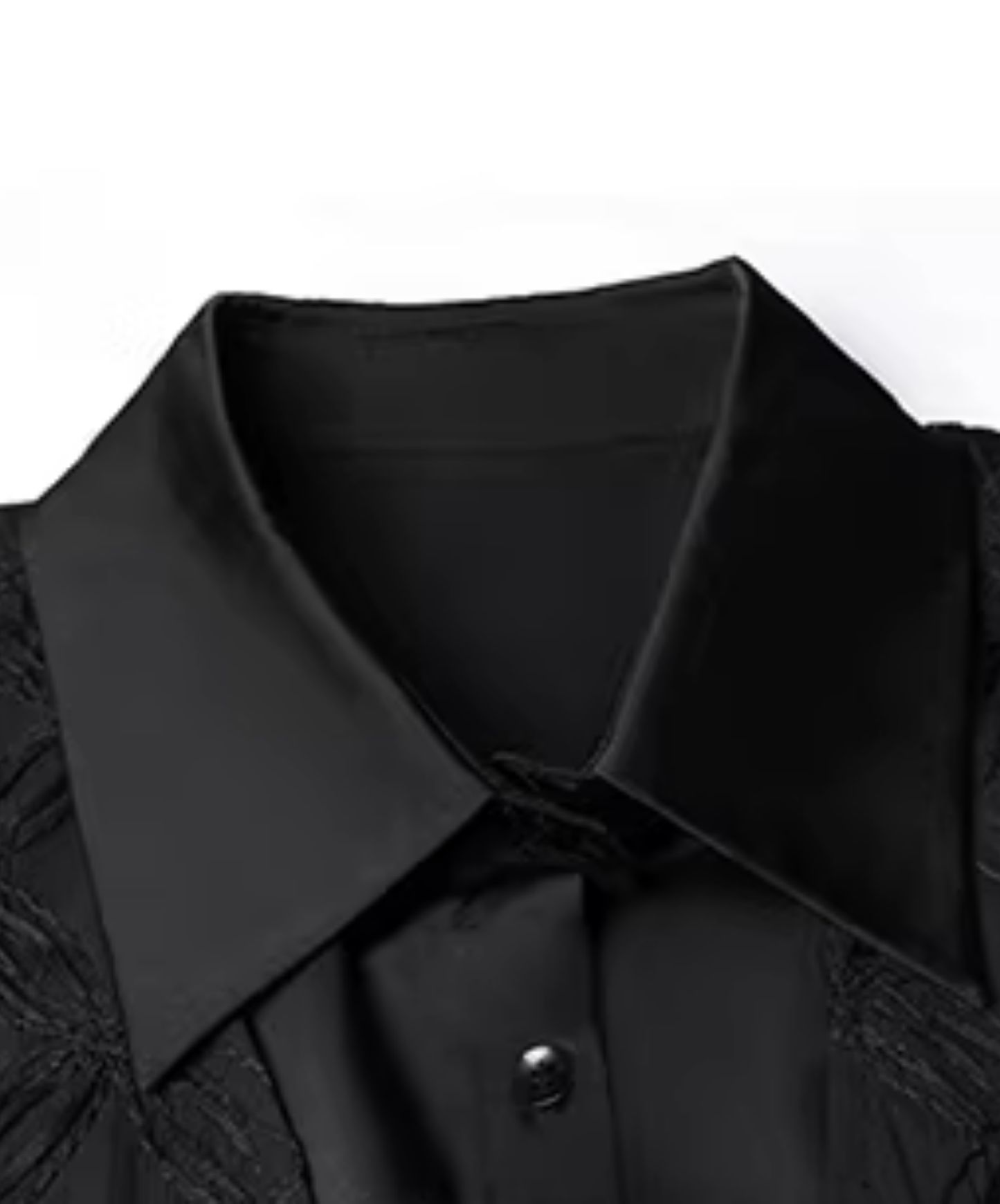 dark fake two-piece irregular style shirt EN2806