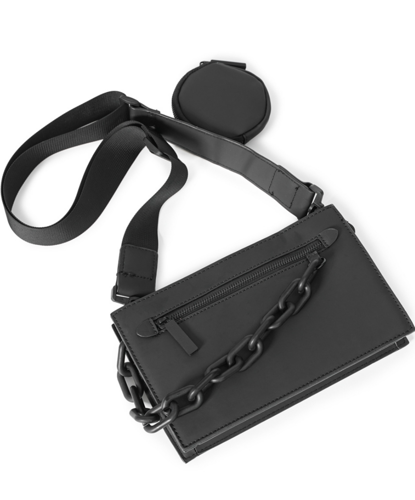 wild chain square with mini pouch bag EN1799