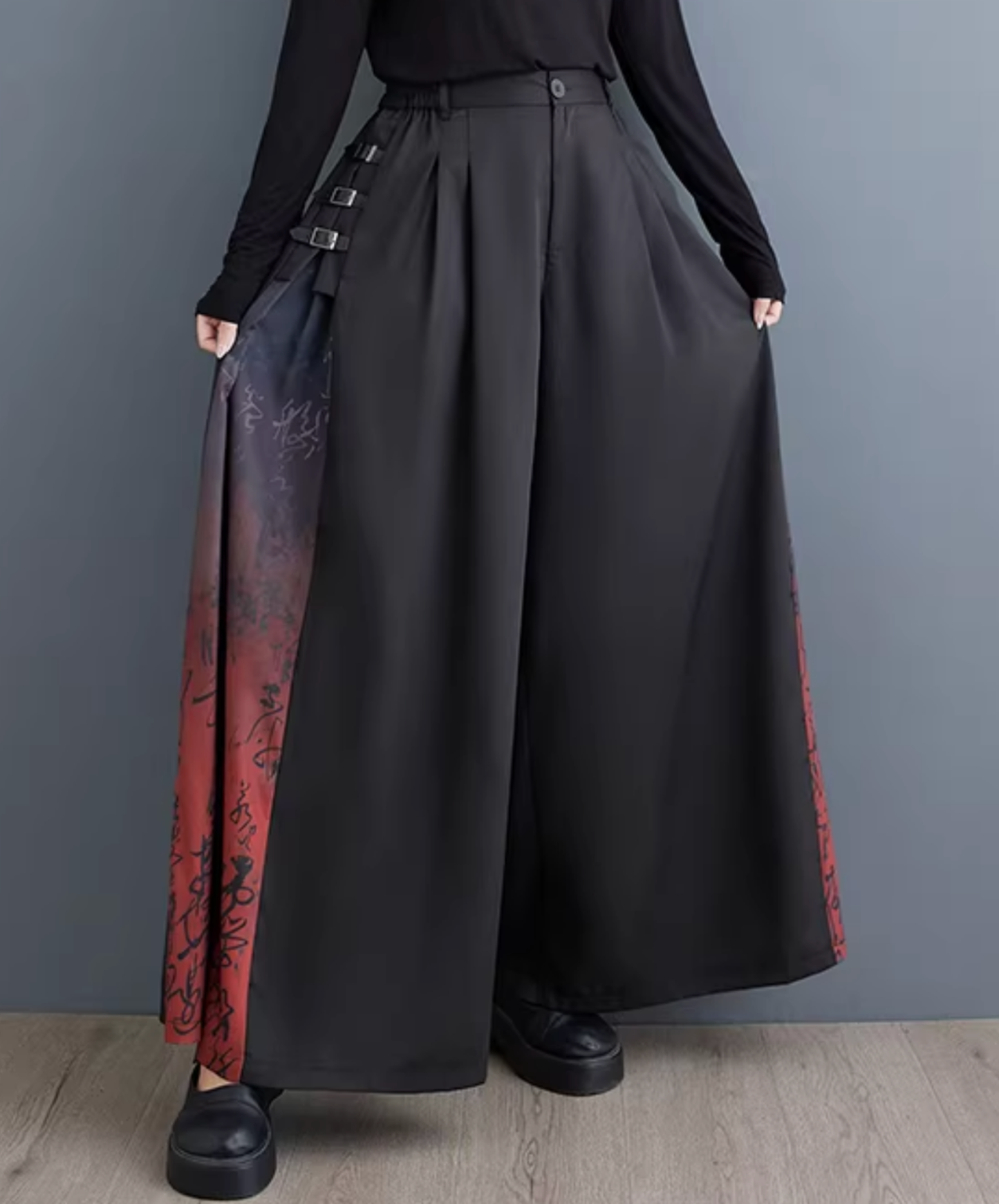 【style97】dark mode outfit set EN2886（shirt + necktie + pants set）