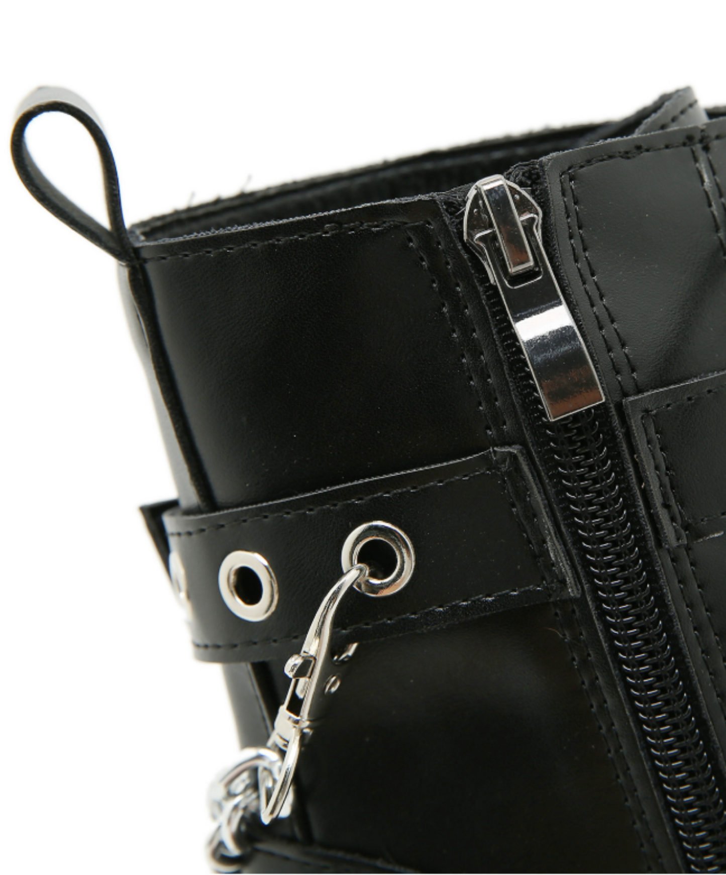 smooth belt and chain boots EN2802