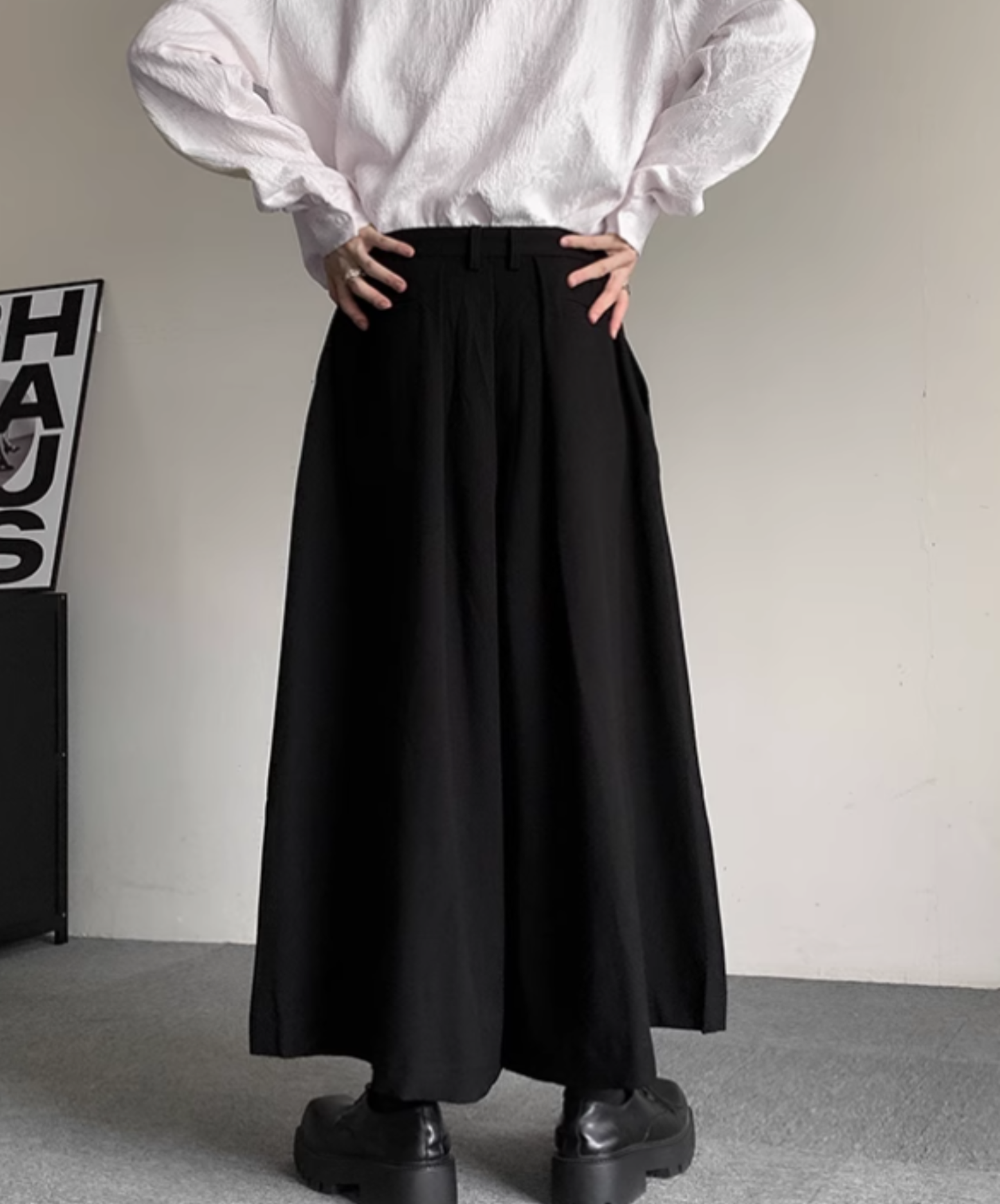 【限定1セット・30%OFF】dark mode outfit set EN3154（gilet + shirt + pants set）