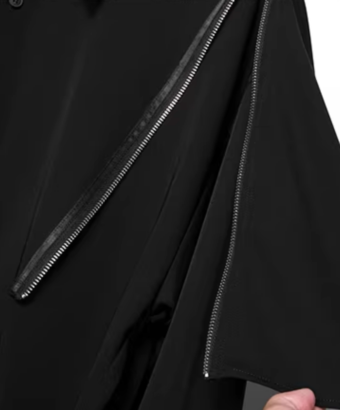 dark detachable zippered two-piece shirt EN2830