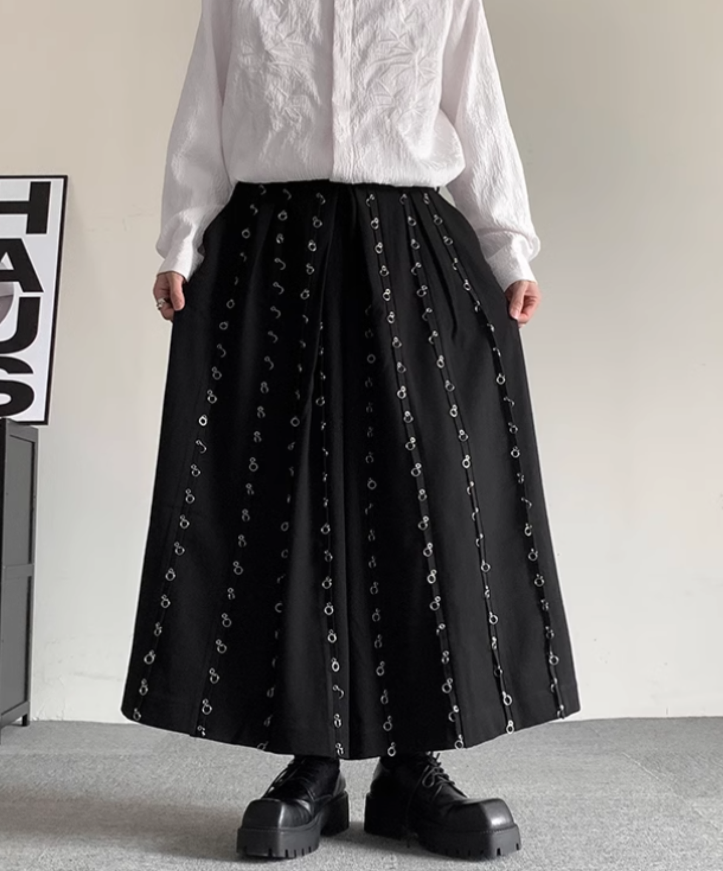 【限定1セット・30%OFF】dark mode outfit set EN3154（gilet + shirt + pants set）