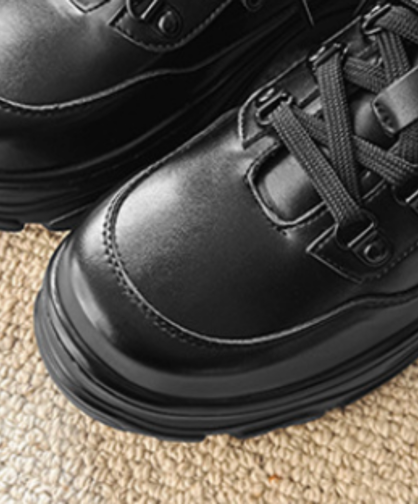 square toe lace-up casual shoes EN2499