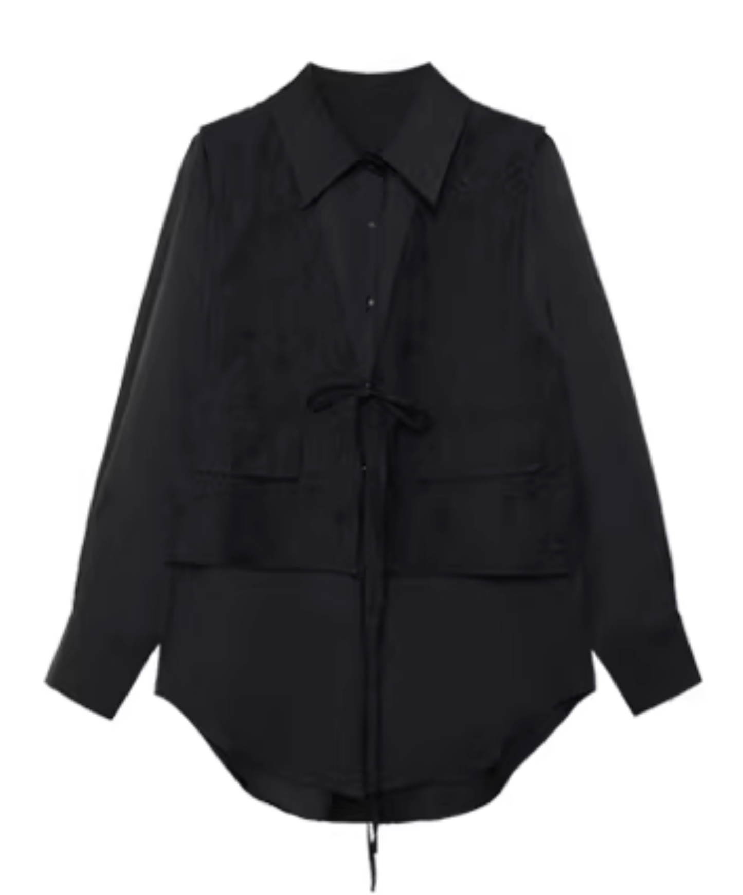 dark fake two-piece irregular style shirt EN2806
