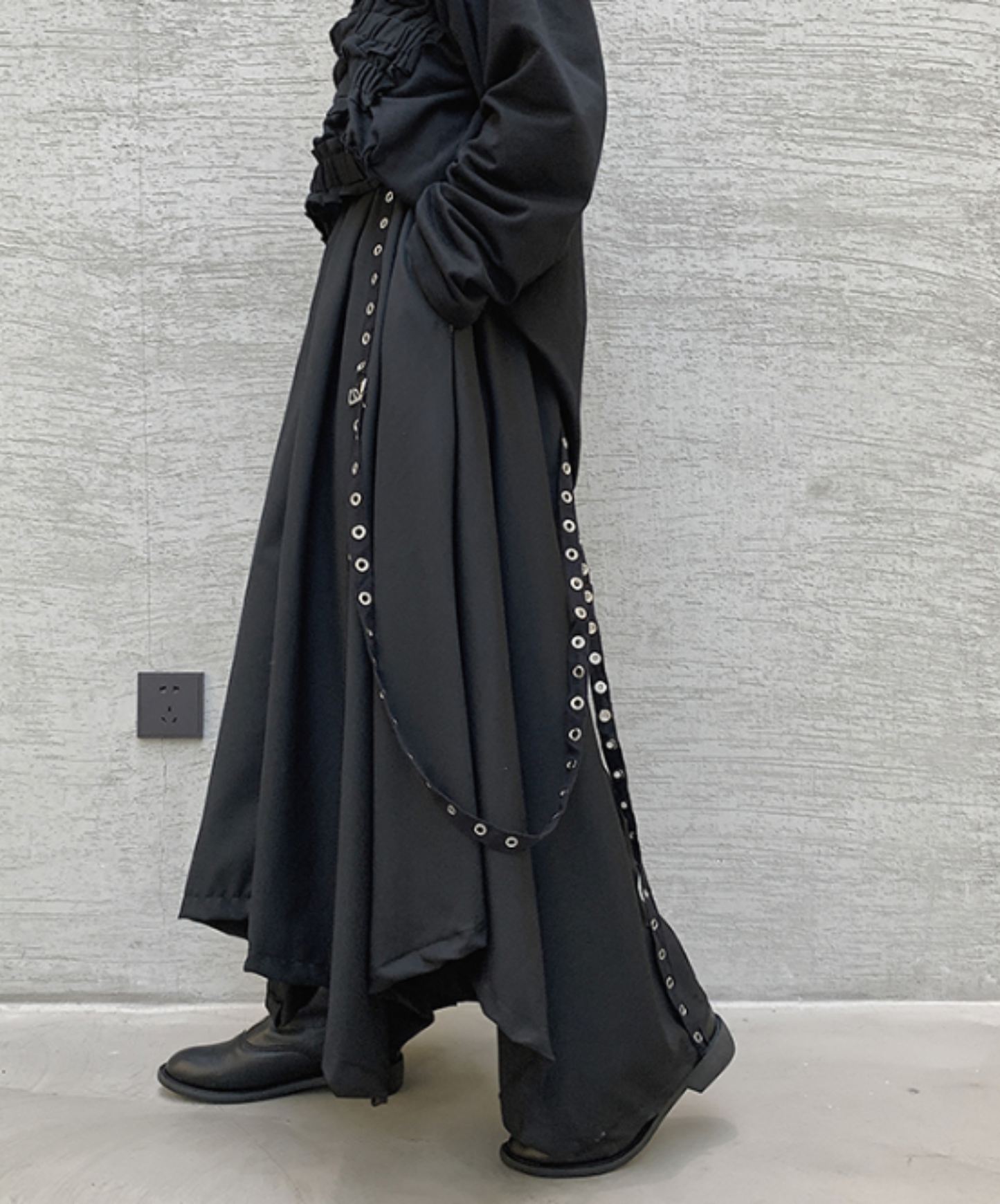 【style77】dark mode outfit set EN2533（jacket + shirt + pants set）