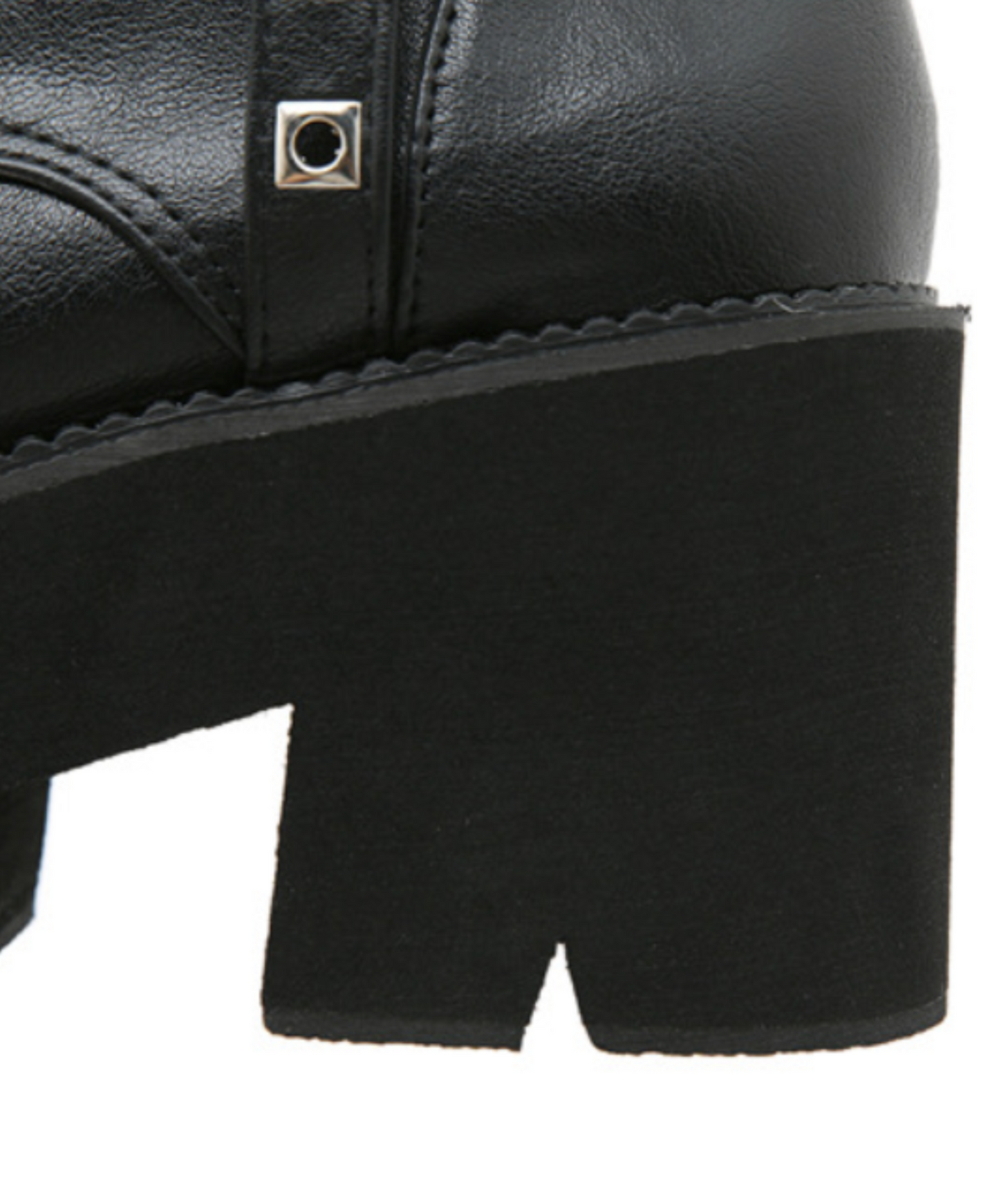 rivet decoration smooth boots EN2581