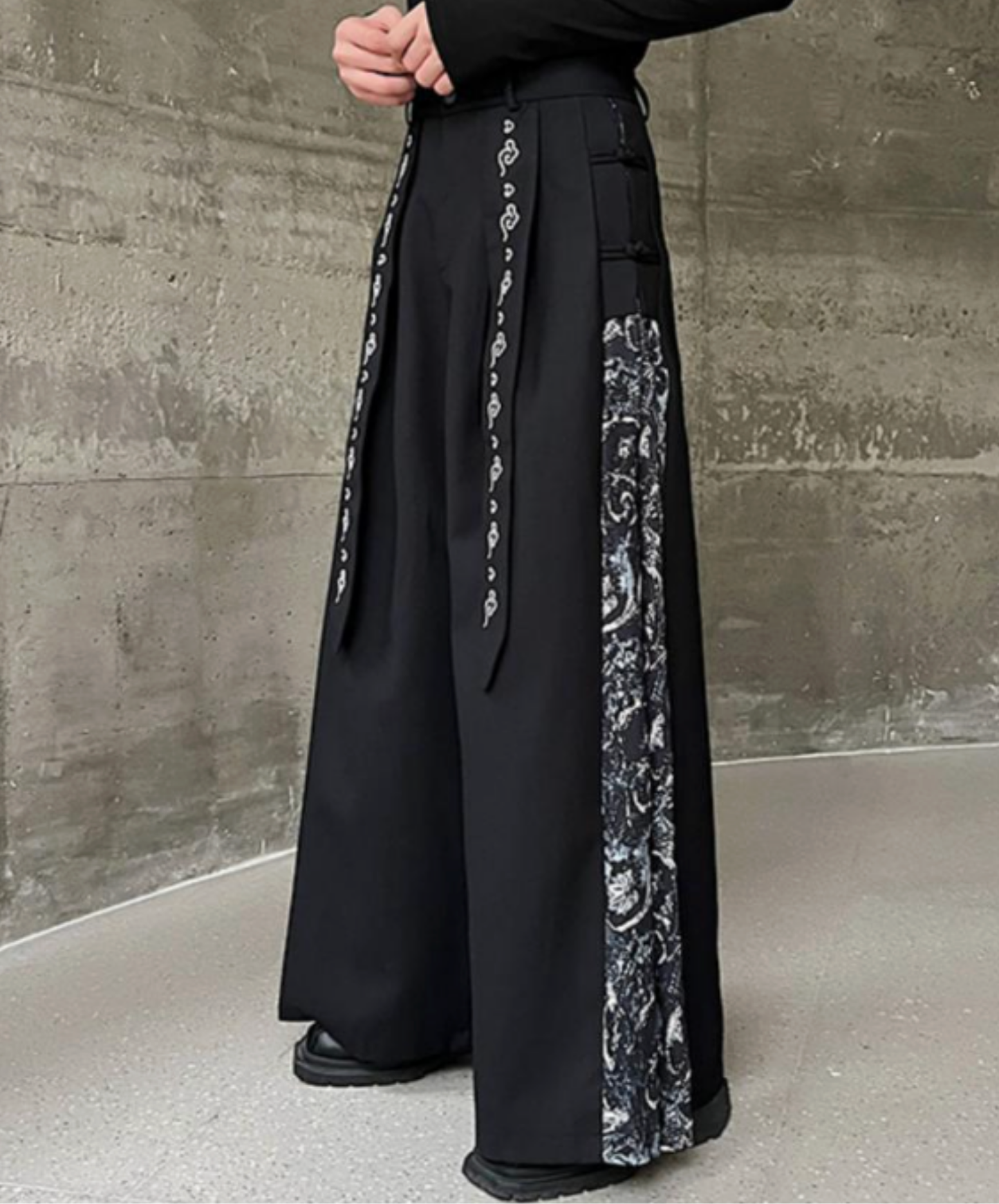 【style107】dark mode outfit set EN3136（jacket + shirt + pants set）