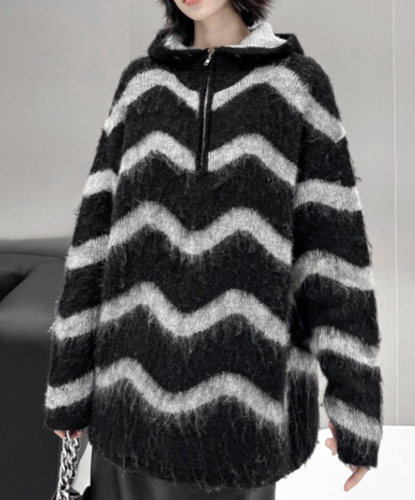 wave stripes sweater EN2468