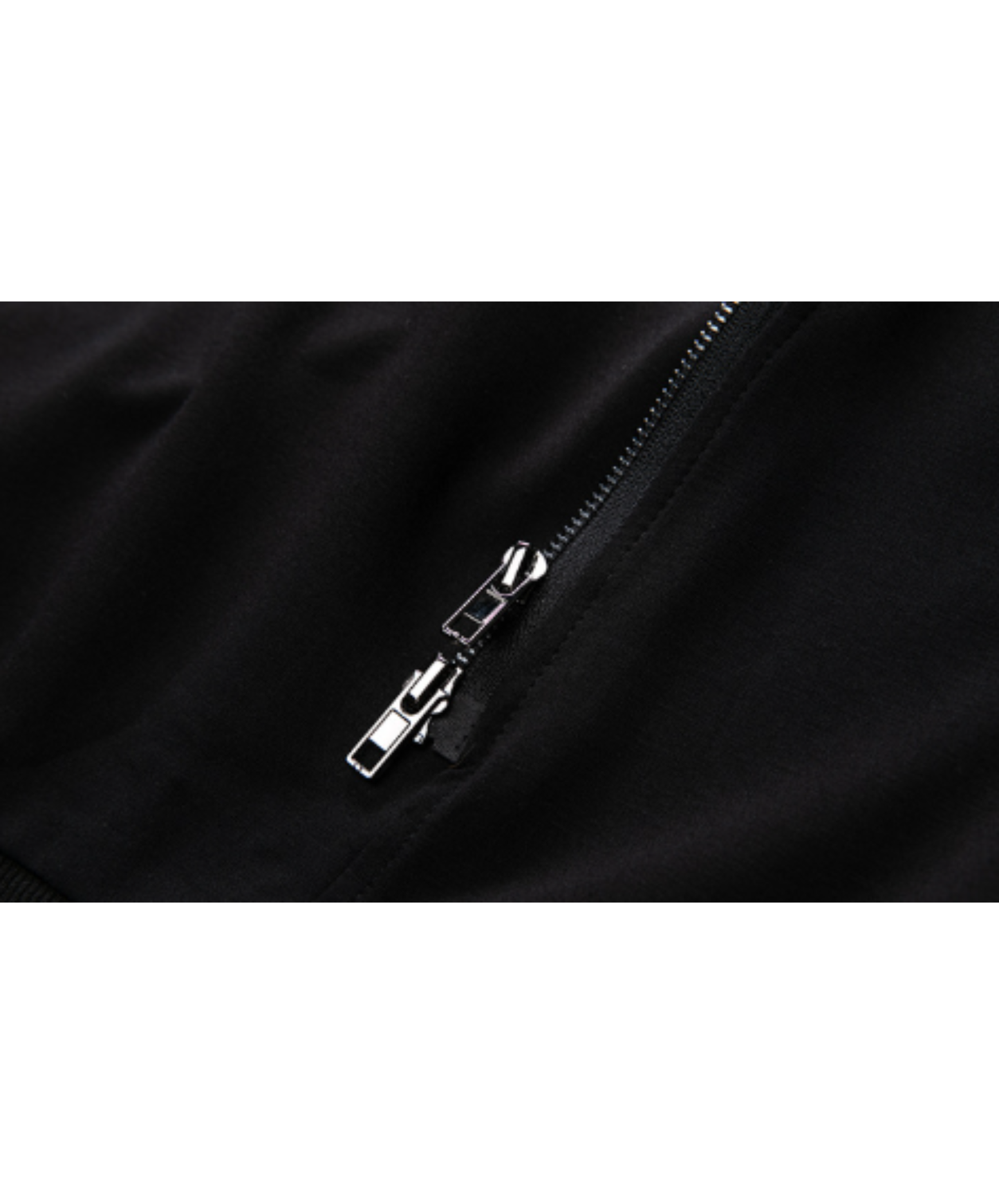 dark extra-high neck zipper sweatshirt EN3120